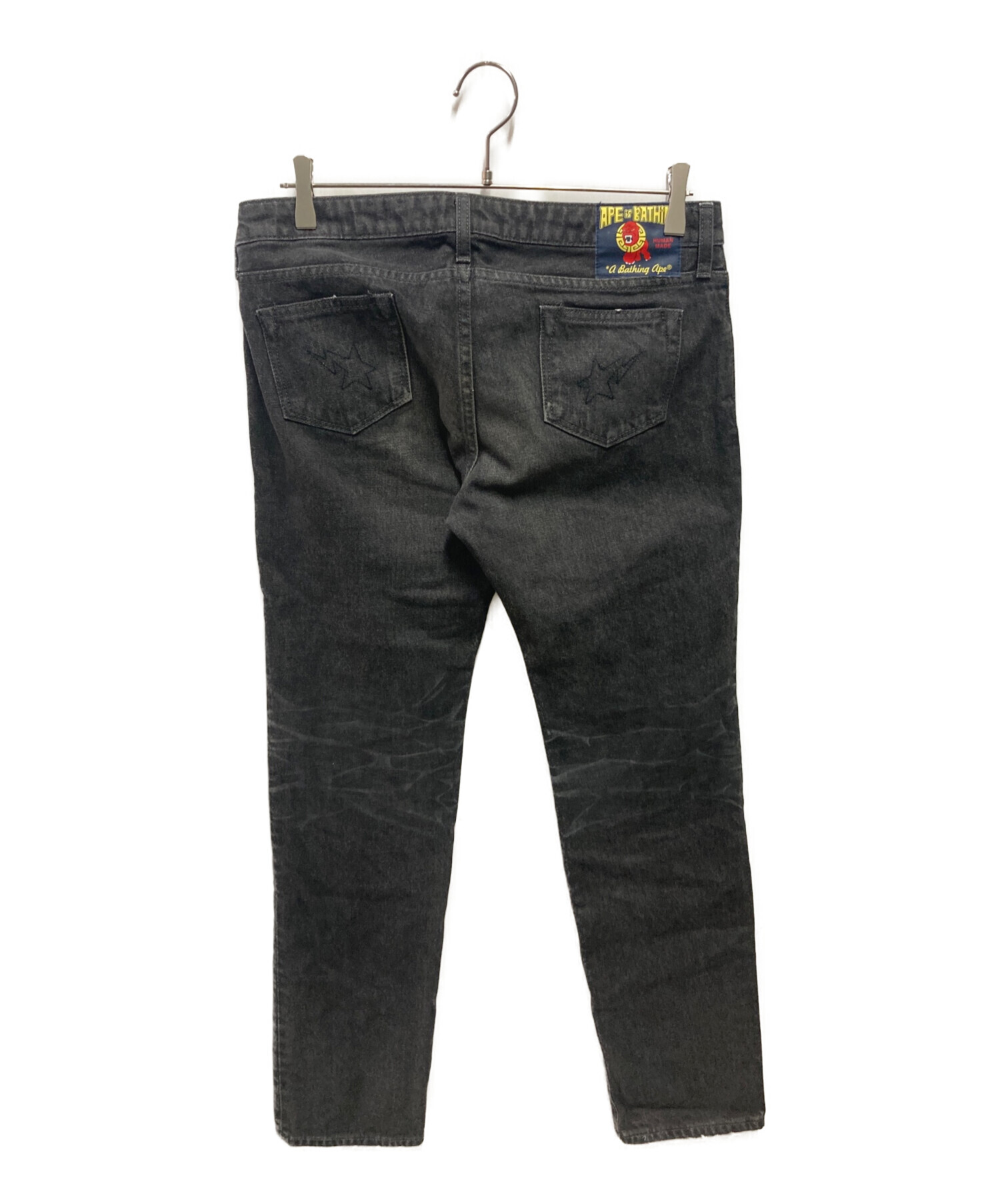 A BATHING APE ストレートデニム 中古・古着通販】A BATHING APE (アベイシングエイプ) HUMAN MADE