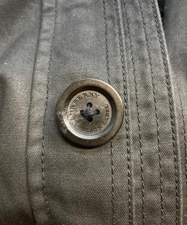 未使用に近い BURBERRY BLACK LABEL ミニタリー モッズコート 中古・古着通販】BURBERRY BLACK LABEL (バーバリーブラックレーベル