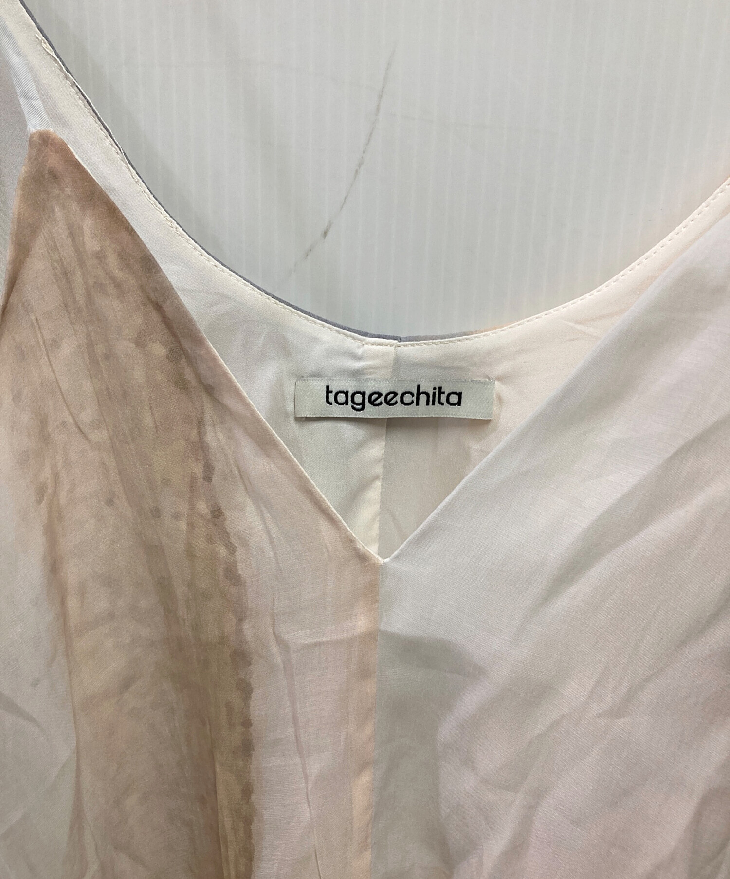 ワンピース tageechita WATERCOLOR GRADATION DRESS 中古・古着通販】tageechita (タジチタ) WATERCOLOR GRADATION DRESS