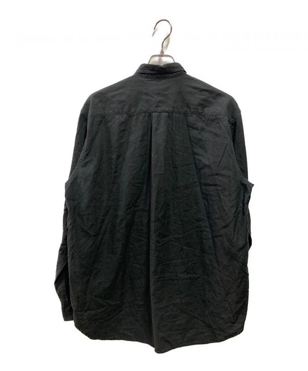 中古・古着通販】AUBERGE (オーベルジュ) リネン混シャツ ブラック
