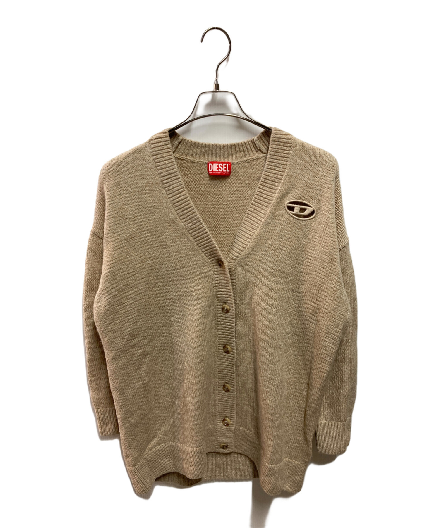 中古・古着通販】DIESEL (ディーゼル) M-AREELA カーディガン ベージュ