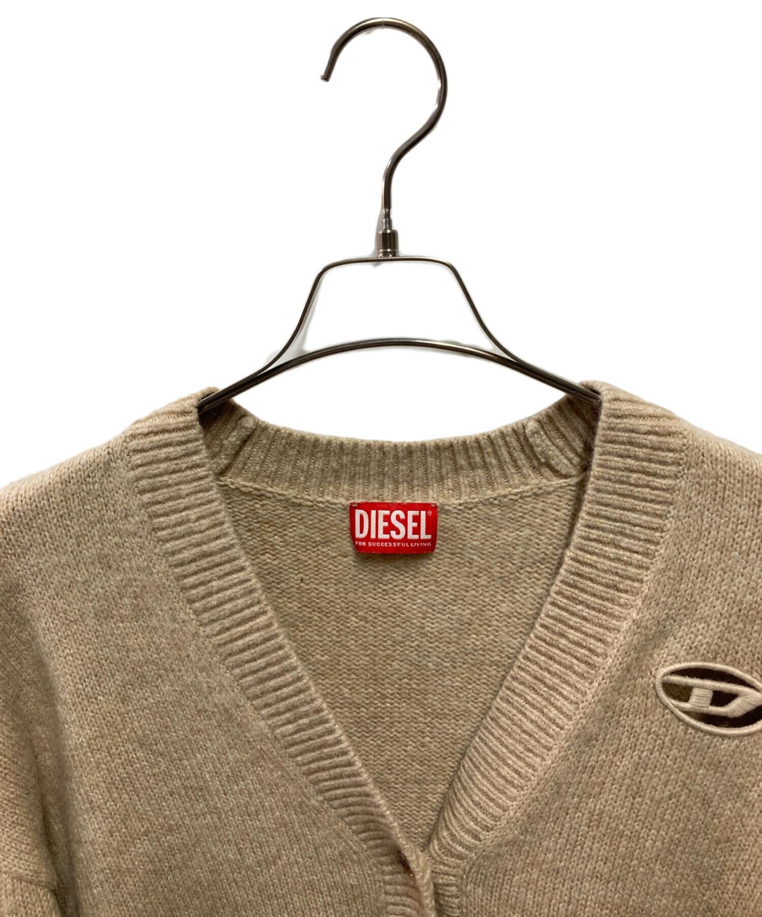 中古・古着通販】DIESEL (ディーゼル) M-AREELA カーディガン ベージュ