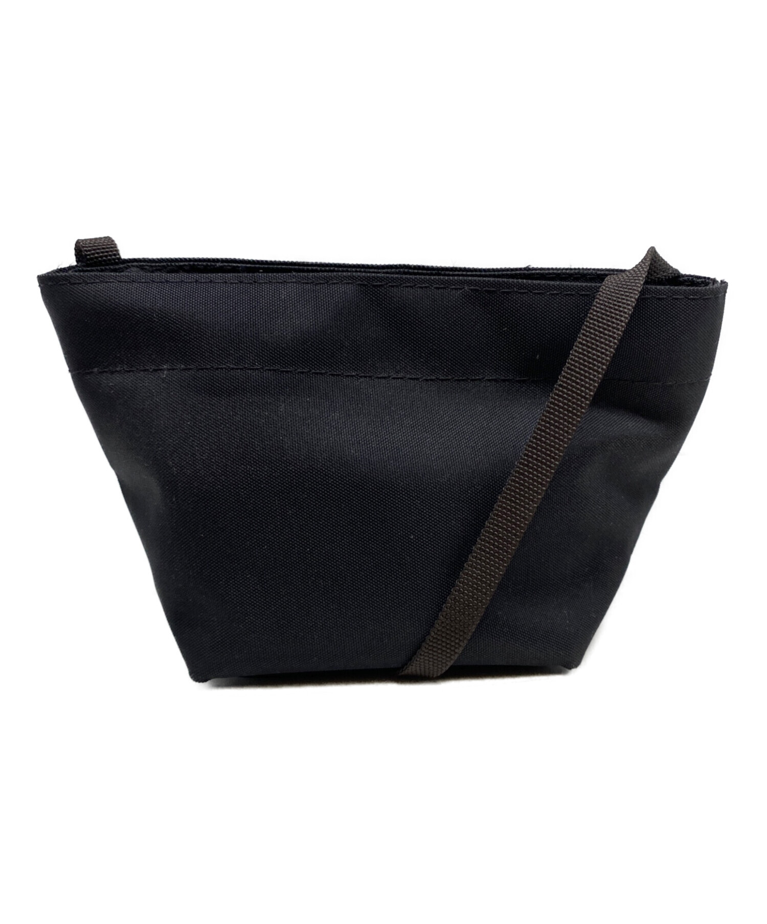 Herve Chapelier ショルダー バッグ ブラック美品 中古・古着通販】Herve Chapelier (エルベシャプリエ) ナイロン舟型
