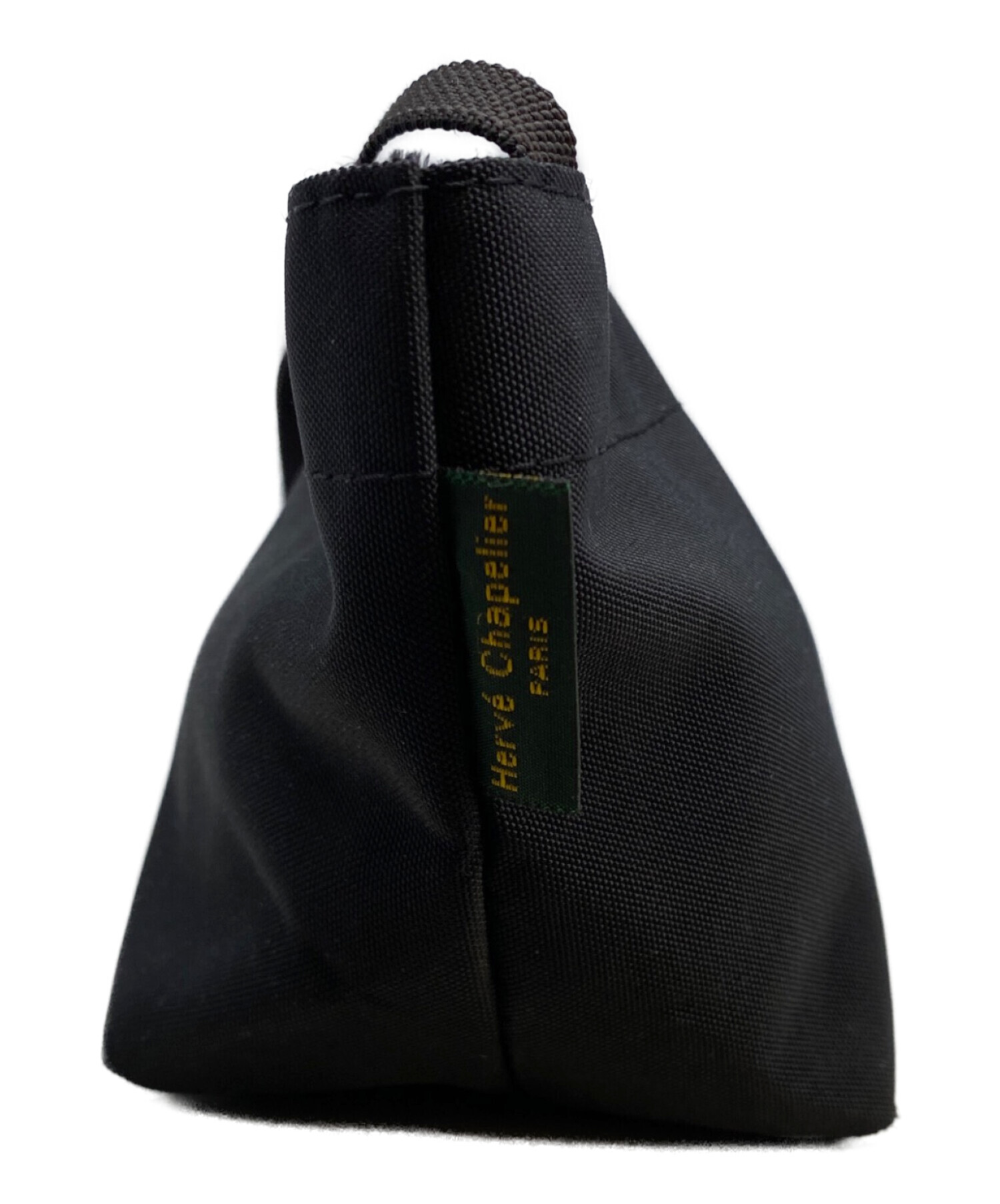 Herve Chapelier ショルダー バッグ ブラック美品 中古・古着通販】Herve Chapelier (エルベシャプリエ) ナイロン舟型
