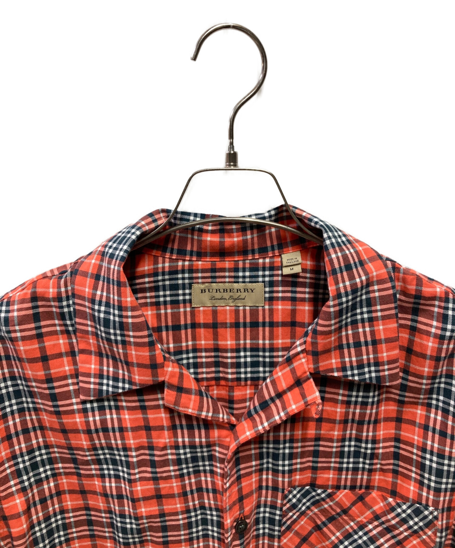 BURBERRY LONDON ENGLAND チェックシャツ M 中古・古着通販】BURBERRY LONDON (バーバリーロンドン) チェック