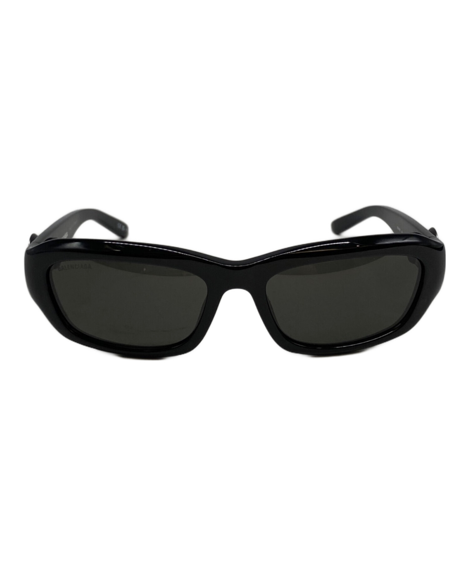 BALENCIAGA ブラックサングラス 中古・古着通販】BALENCIAGA (バレンシアガ) Rectangular Frame