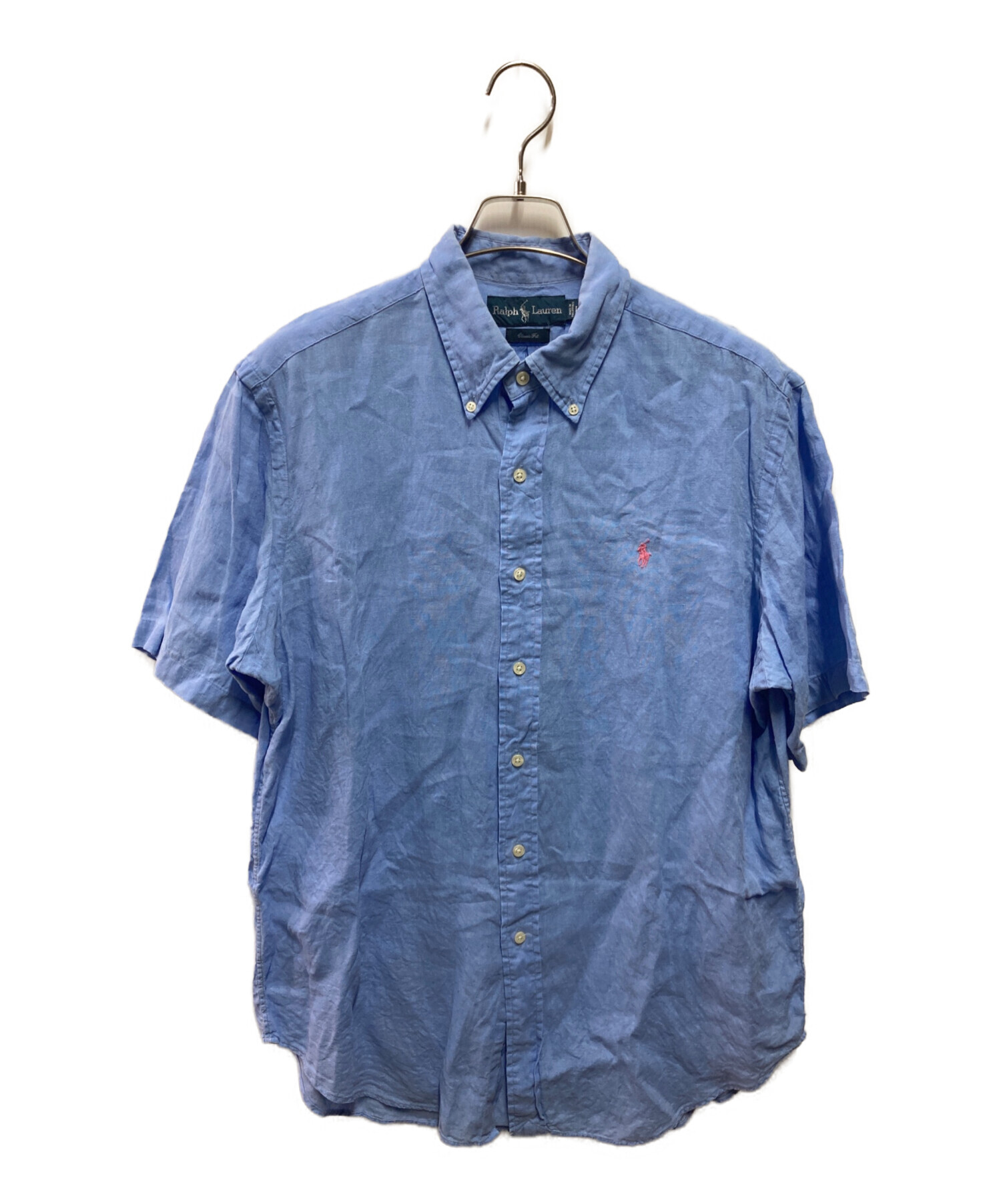 中古・古着通販】RALPH LAUREN (ラルフローレン) リネンシャツ ブルー