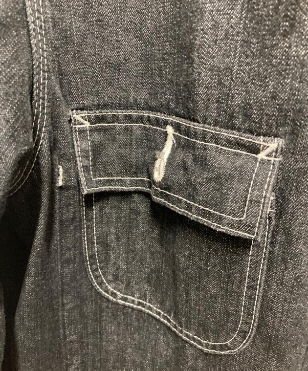 中古・古着通販】CarHartt (カーハート) デニムカバーオール ブラック