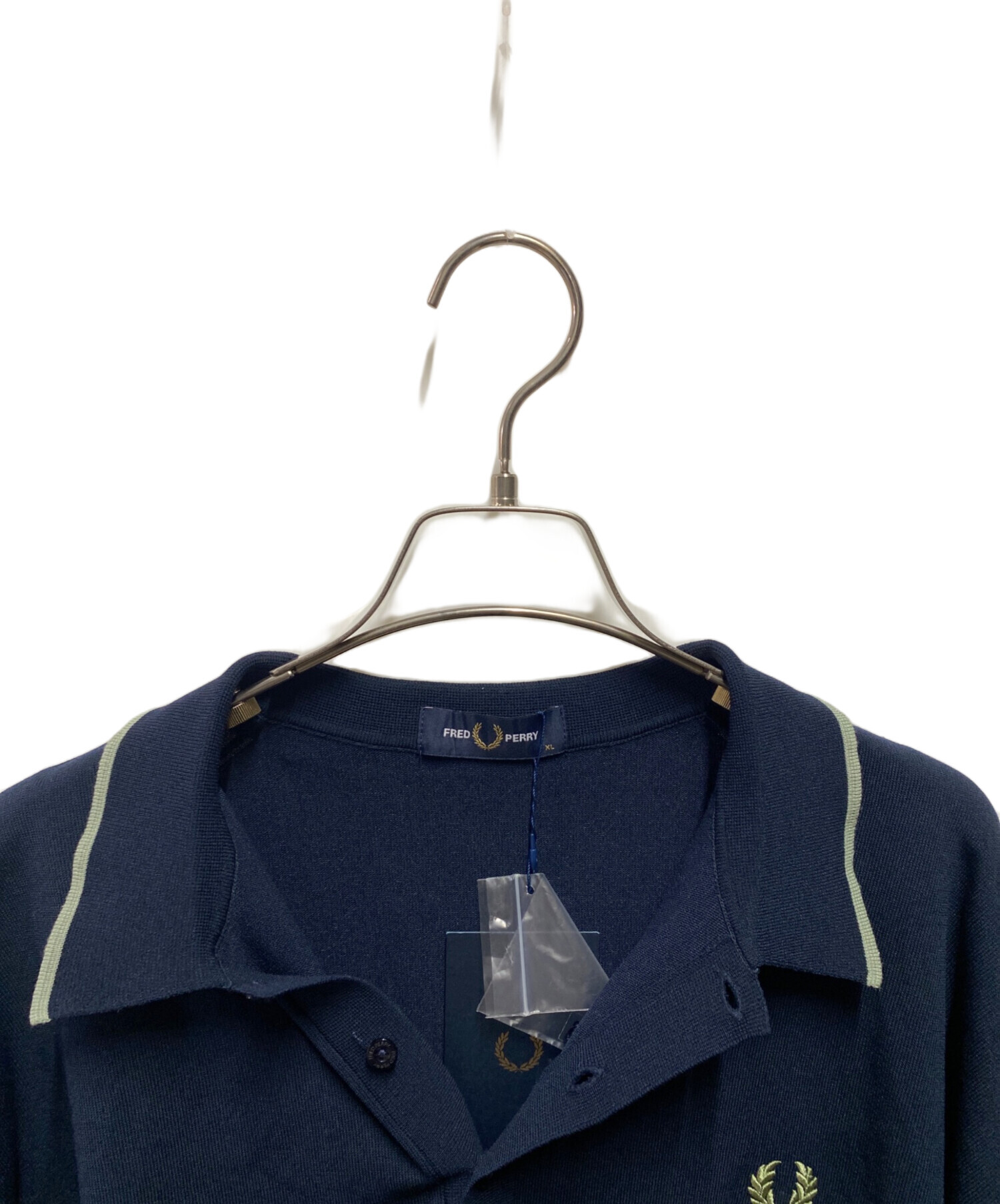 中古・古着通販】FRED PERRY (フレッドペリー) ポロシャツ ネイビー