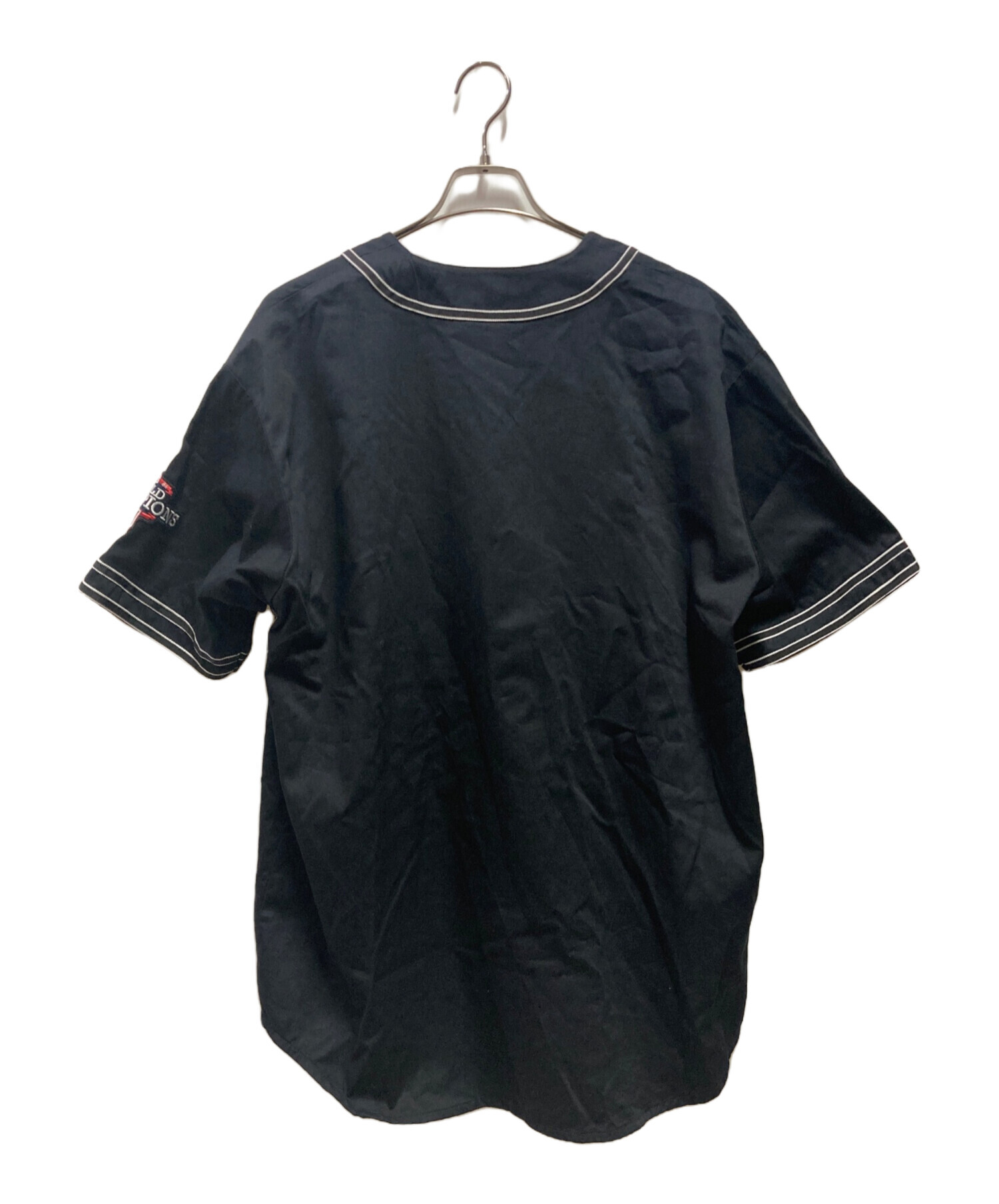 FTC ベースボールシャツ 半袖シャツ XL 黒 中古・古着通販】FTC (エフティーシー) ベースボールシャツ ブラック