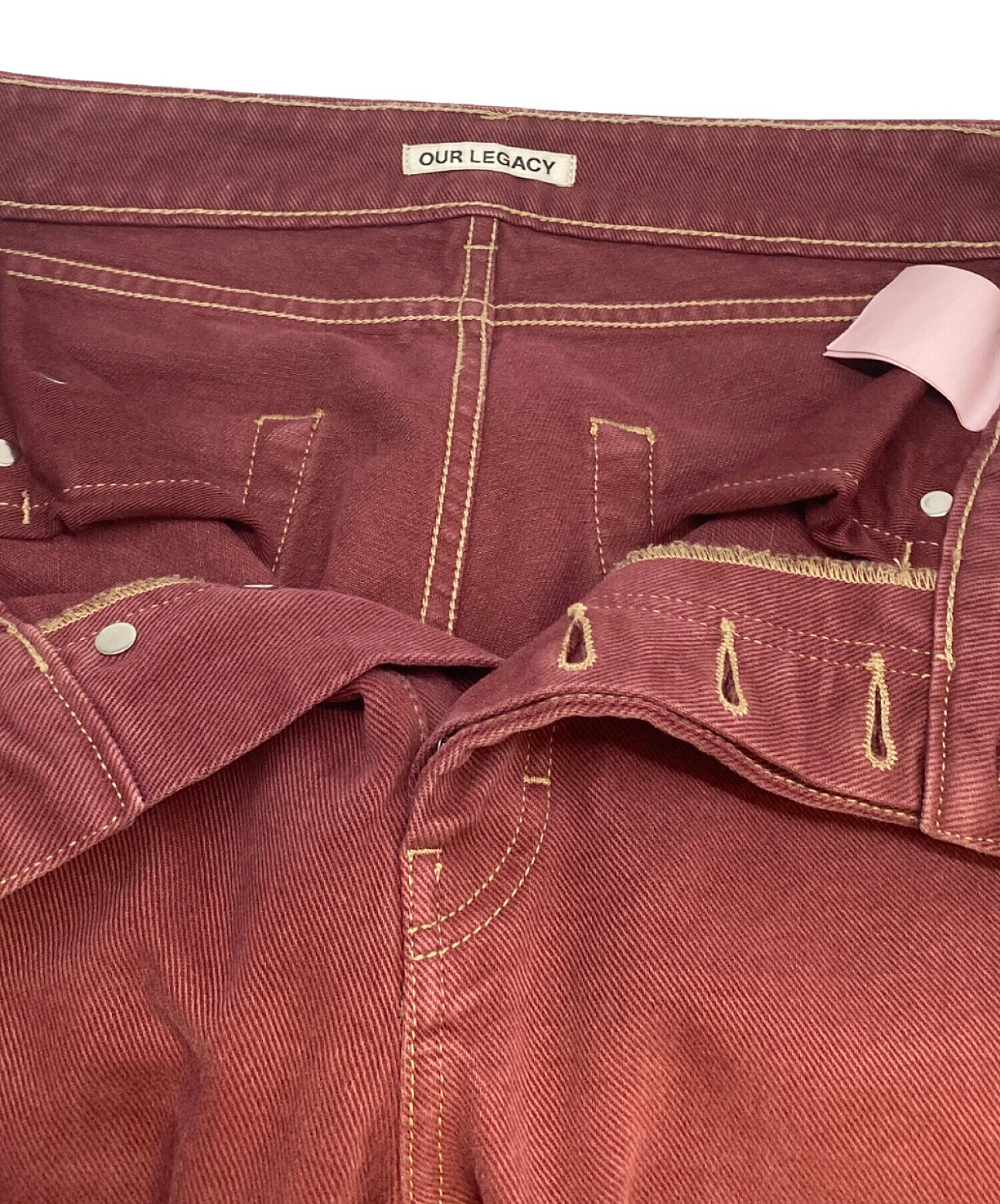 中古・古着通販】OUR LEGACY (アワーレガシー) LINEARCUTデニムパンツ