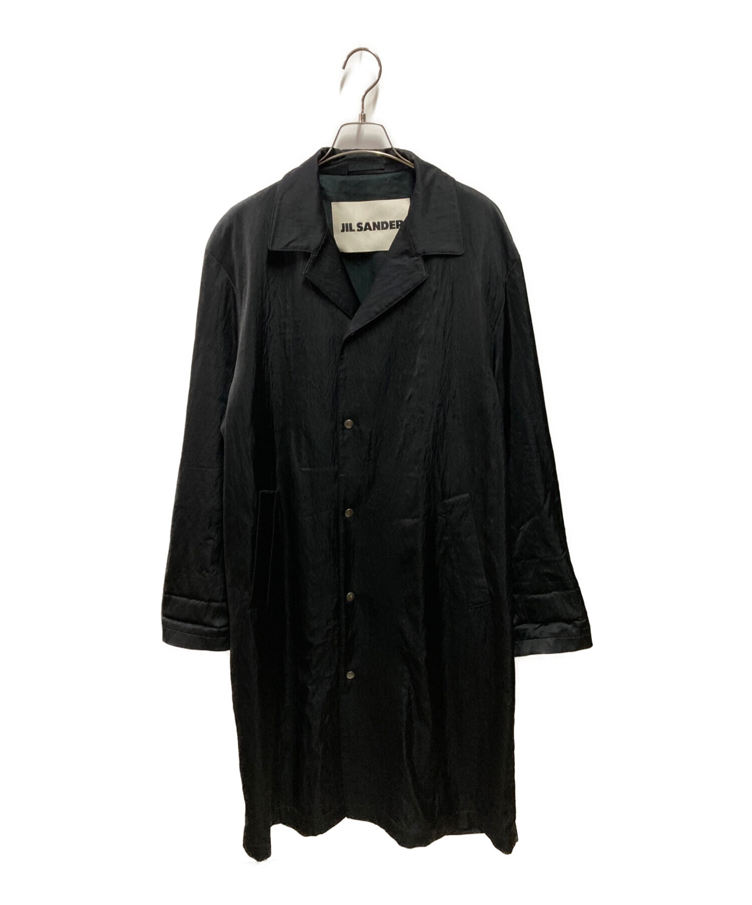 H5656-27◾️ジルサンダー　コットン　ステンカラーコート 中古・古着通販】JIL SANDER (ジルサンダー) 20SS ライトステンカラー