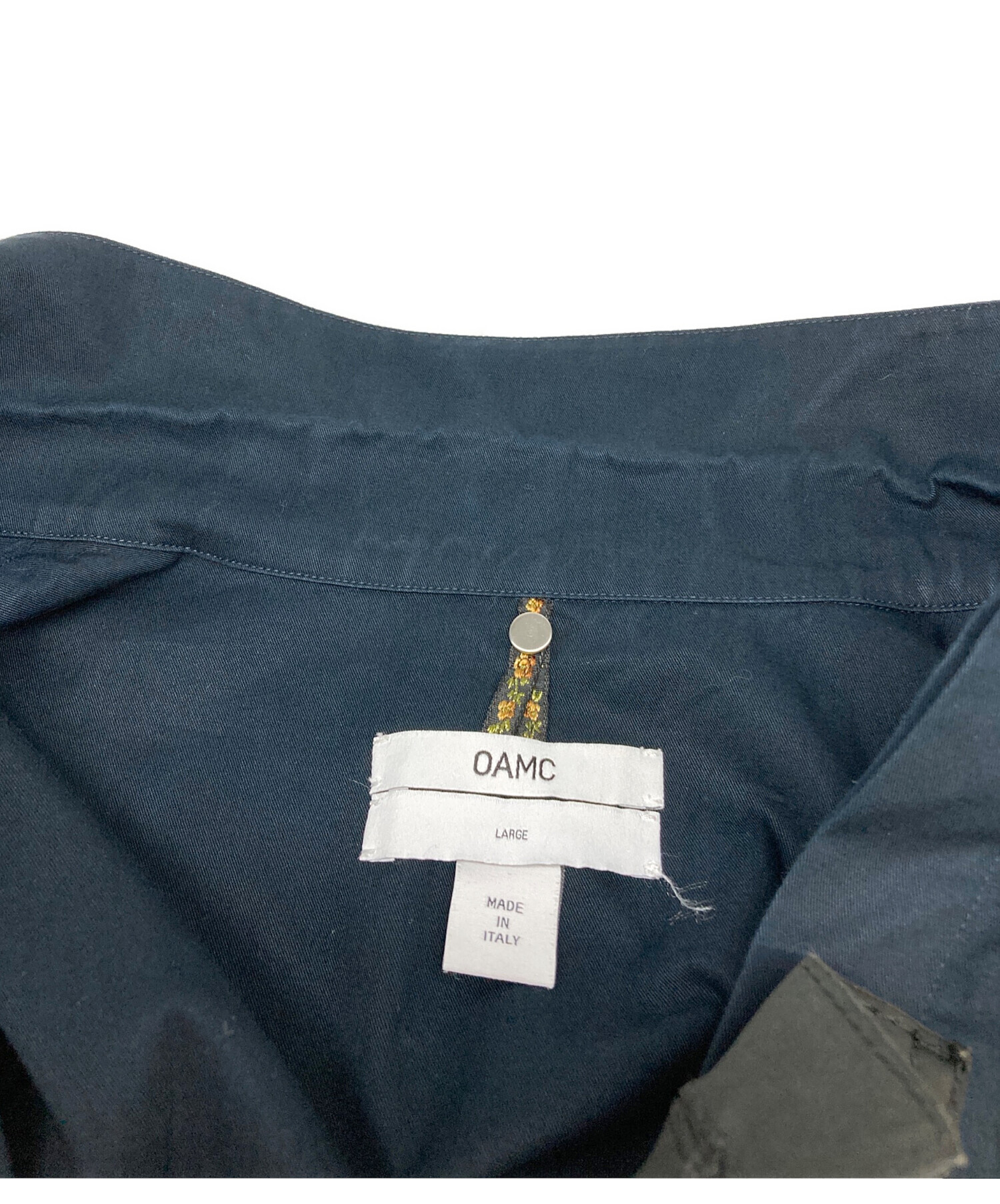 中古・古着通販】OAMC (オーエーエムシー) シャツ ブラック サイズ:L 