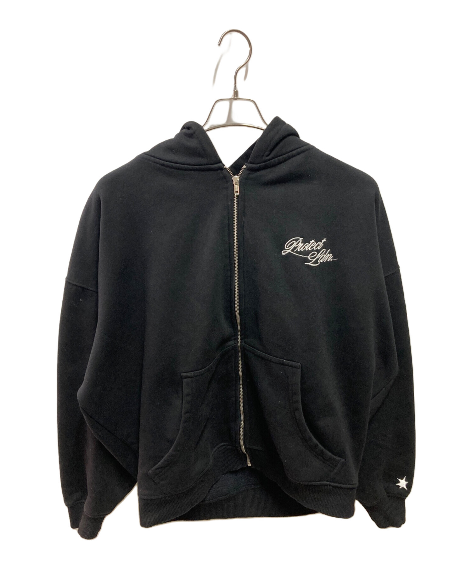 中古・古着通販】protec ldn (protec ldn) ジップパーカー ブラック