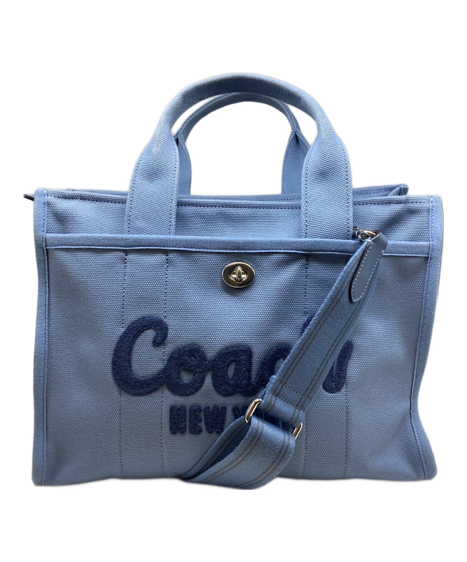 中古・古着通販】COACH (コーチ) カーゴ トート 26 インディゴ