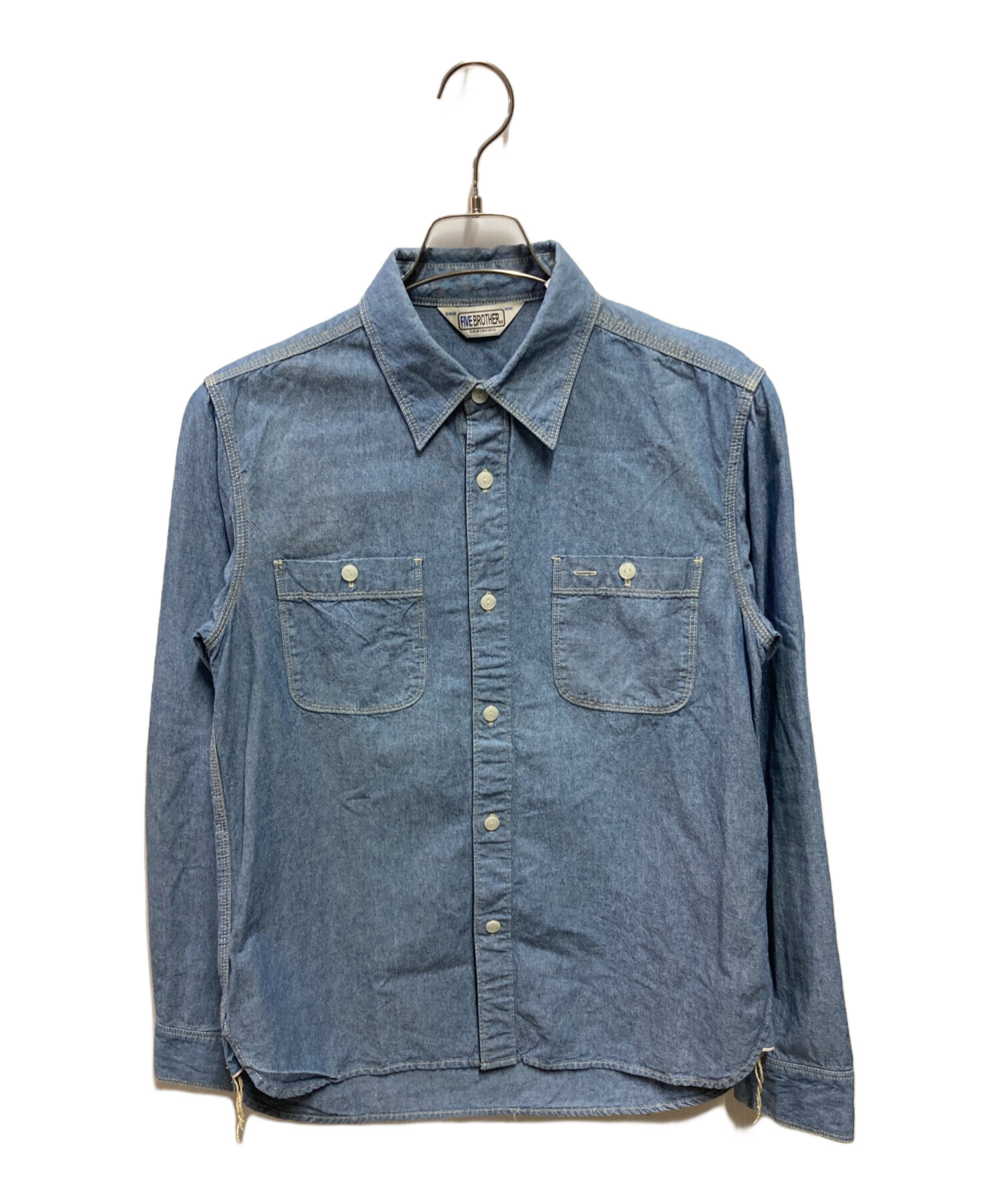 中古・古着通販】FIVE BROTHER (ファイブブラザー) シャンブレーシャツ