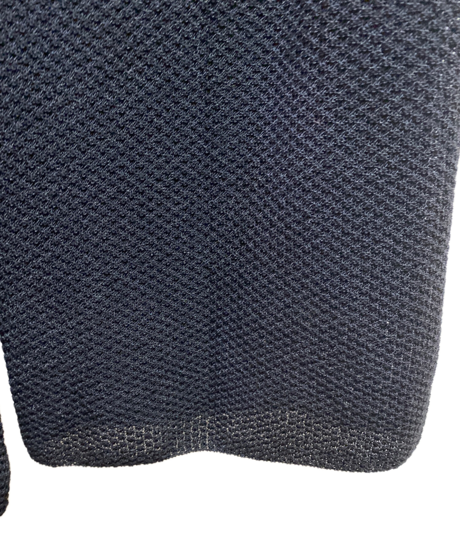 中古・古着通販】Ameri (アメリ) MEDI RUFFLE KNIT ROMPERS ブラック