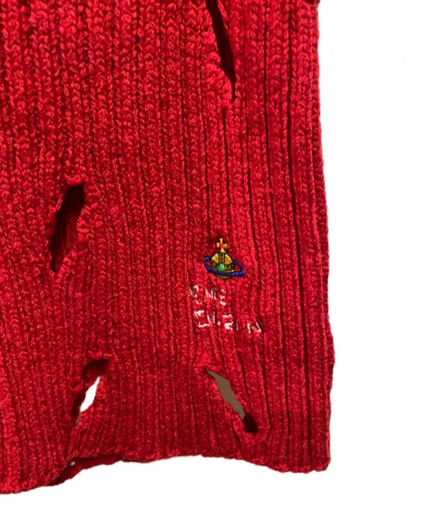 ヴィヴィアンウエストウッドサンシャインオーブ インターシャ ニットタバードベスト 中古・古着通販】Vivienne Westwood (ヴィヴィアンウエストウッド