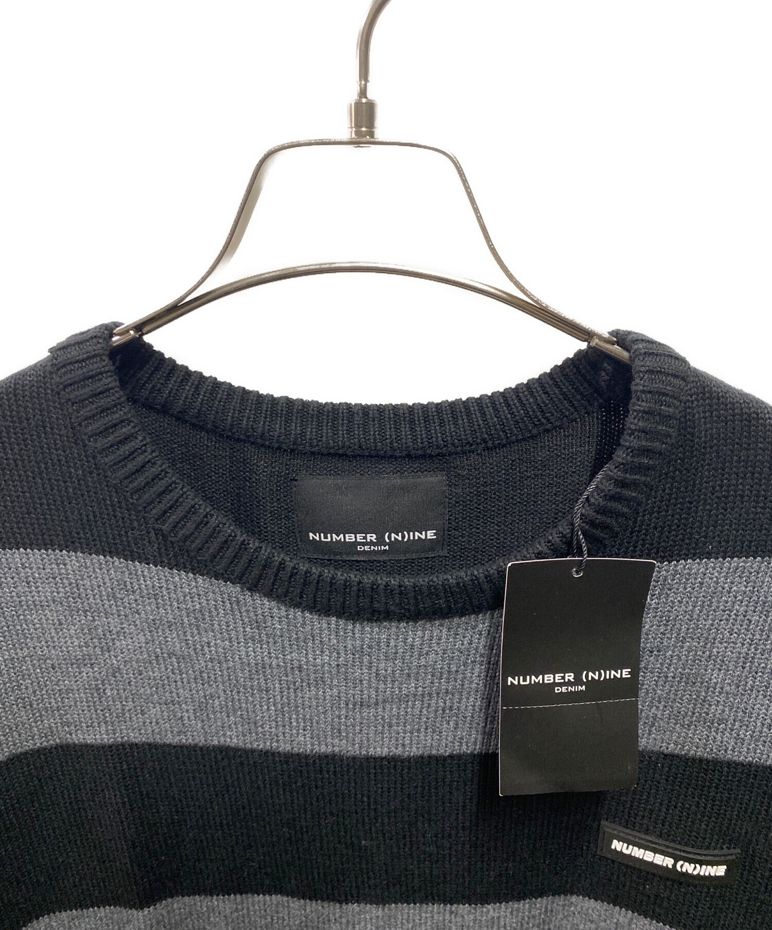 中古・古着通販】NUMBER (N)INE (ナンバーナイン) ボーダーニット
