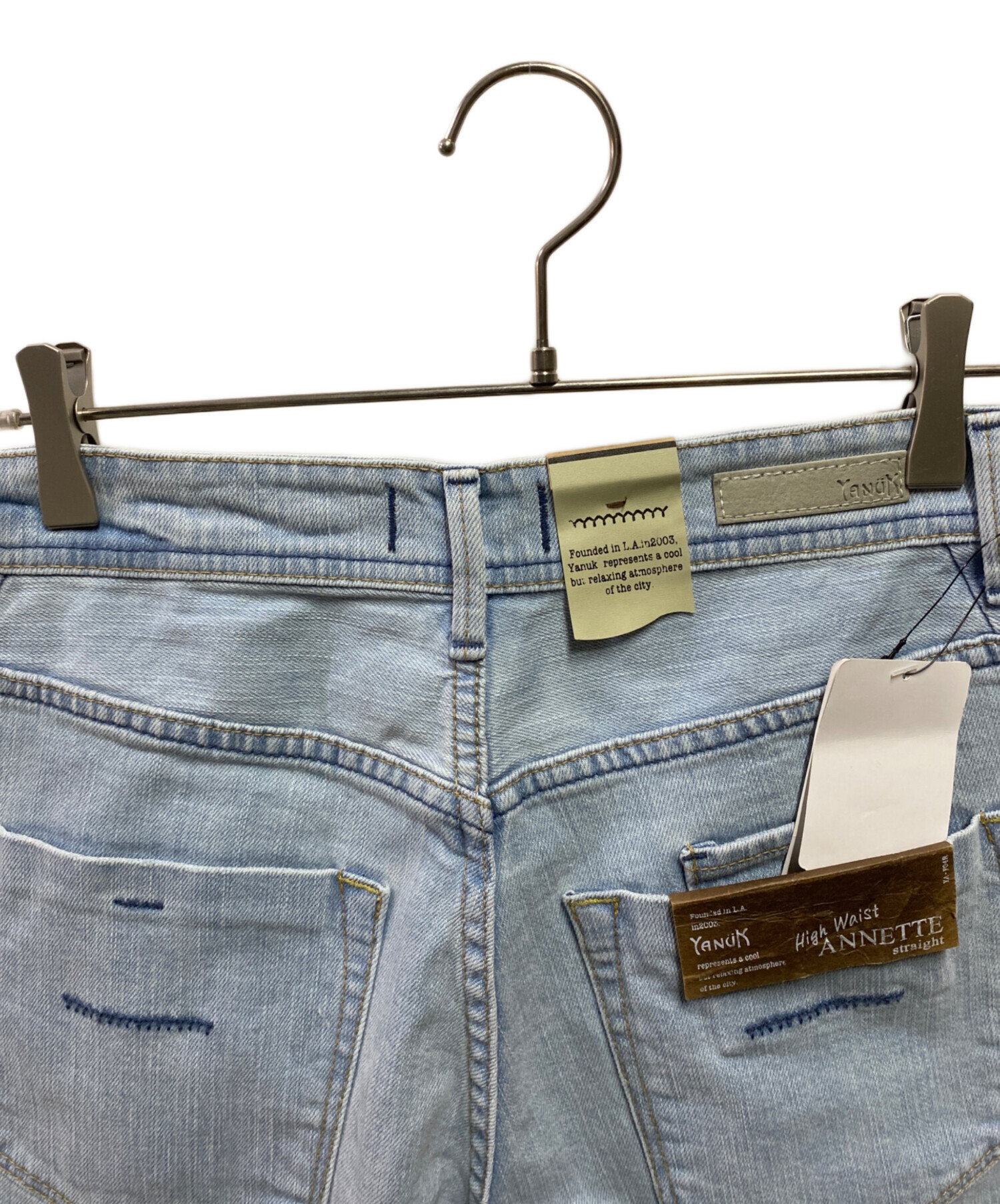 中古・古着通販】YANUK (ヤヌーク) High Waist ANNETTE インディゴ