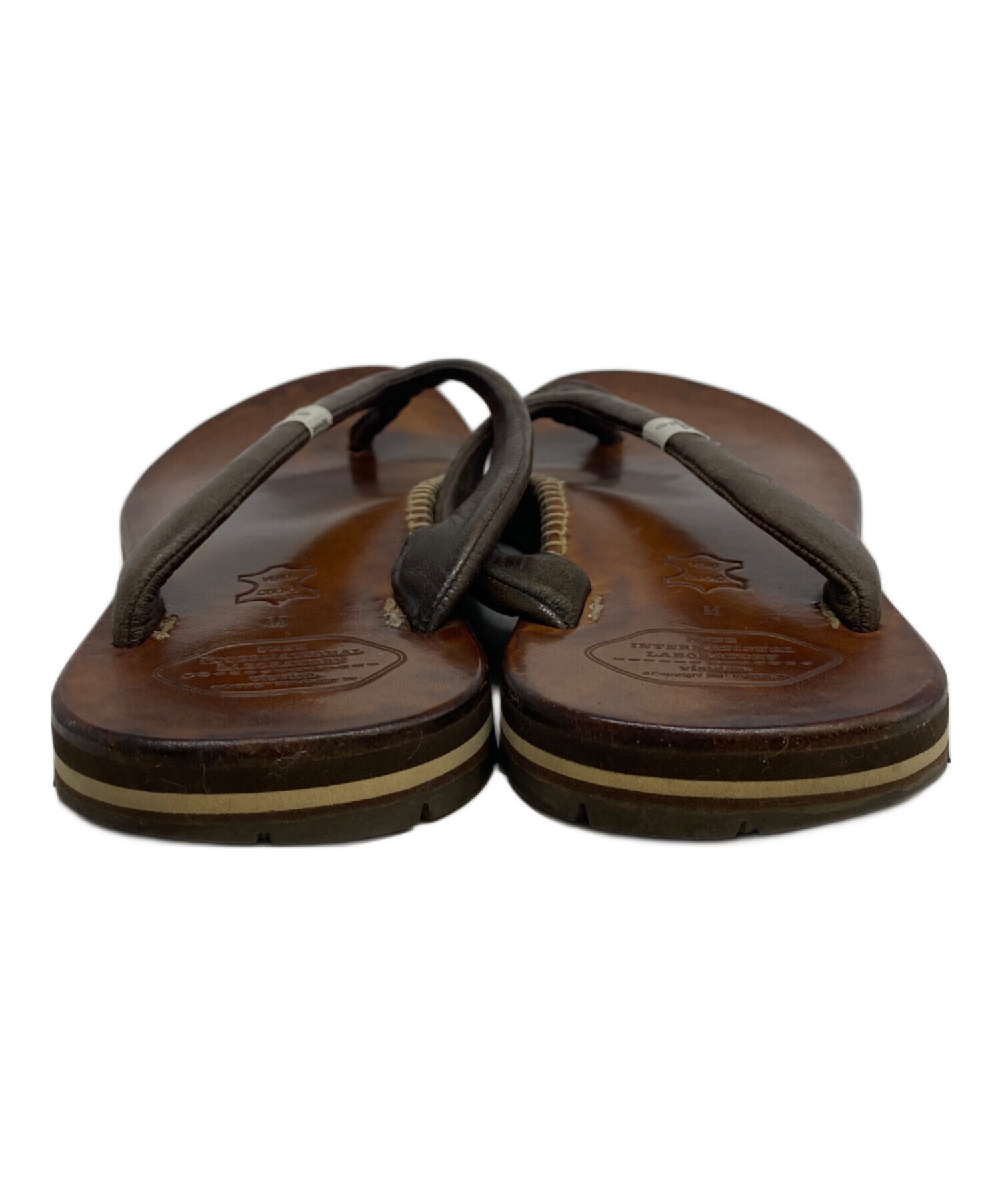 中古・古着通販】VISVIM (ビズビム) LAMA SANDAL-FOLK ブラウン サイズ