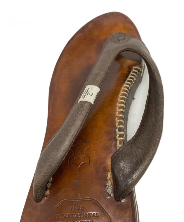 中古・古着通販】VISVIM (ビズビム) LAMA SANDAL-FOLK ブラウン サイズ