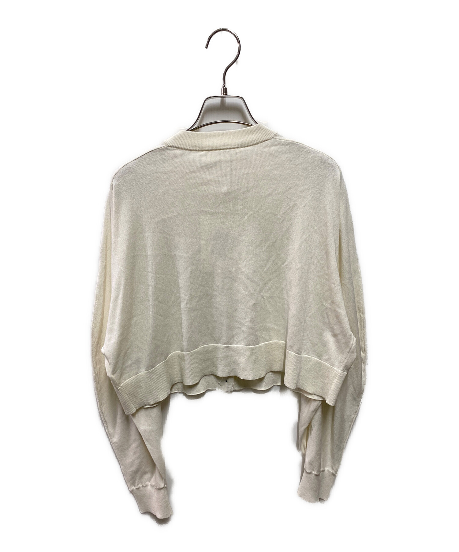 中古・古着通販】ENFOLD (エンフォルド) ROUND CARDIGAN ホワイト
