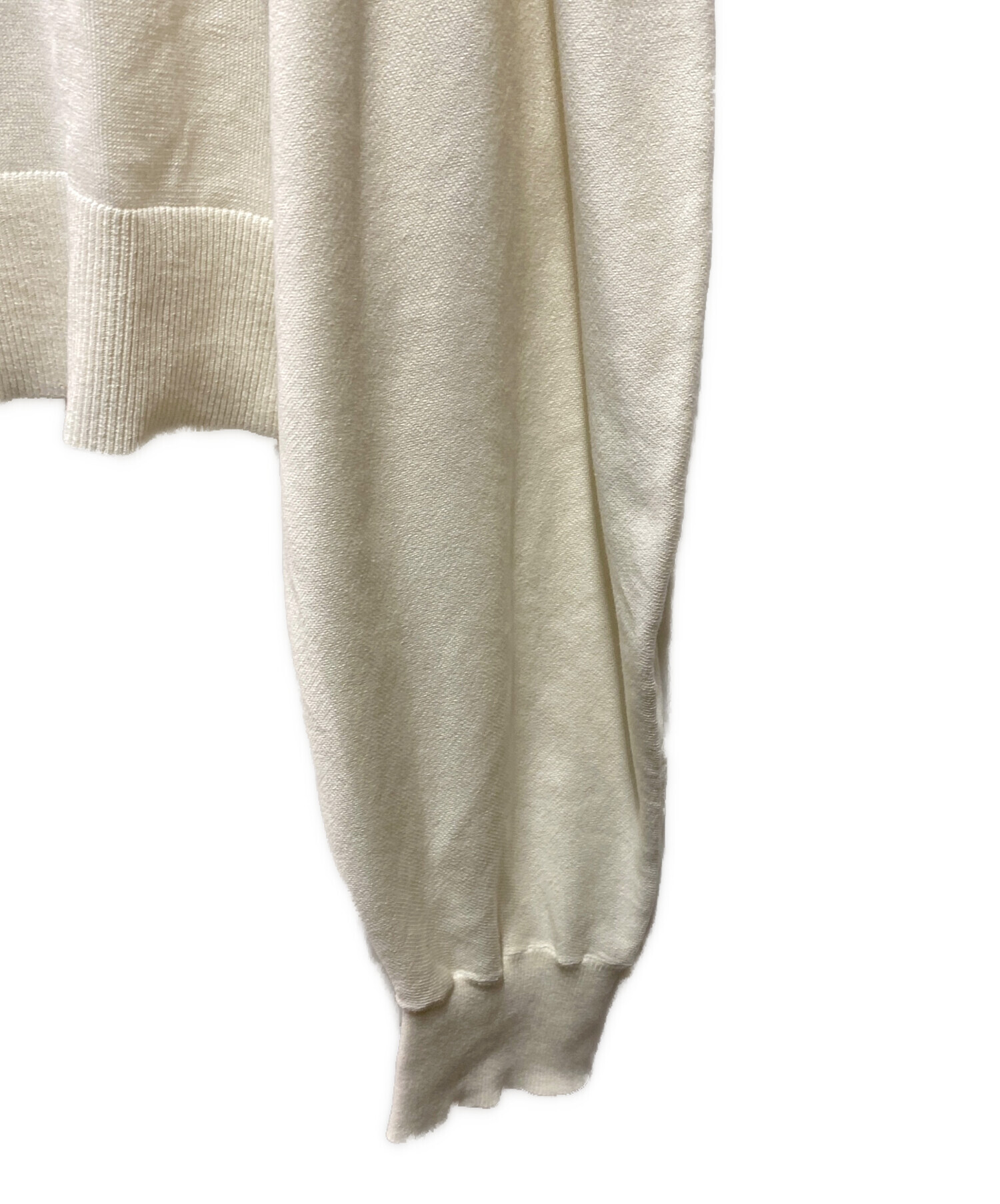 中古・古着通販】ENFOLD (エンフォルド) ROUND CARDIGAN ホワイト