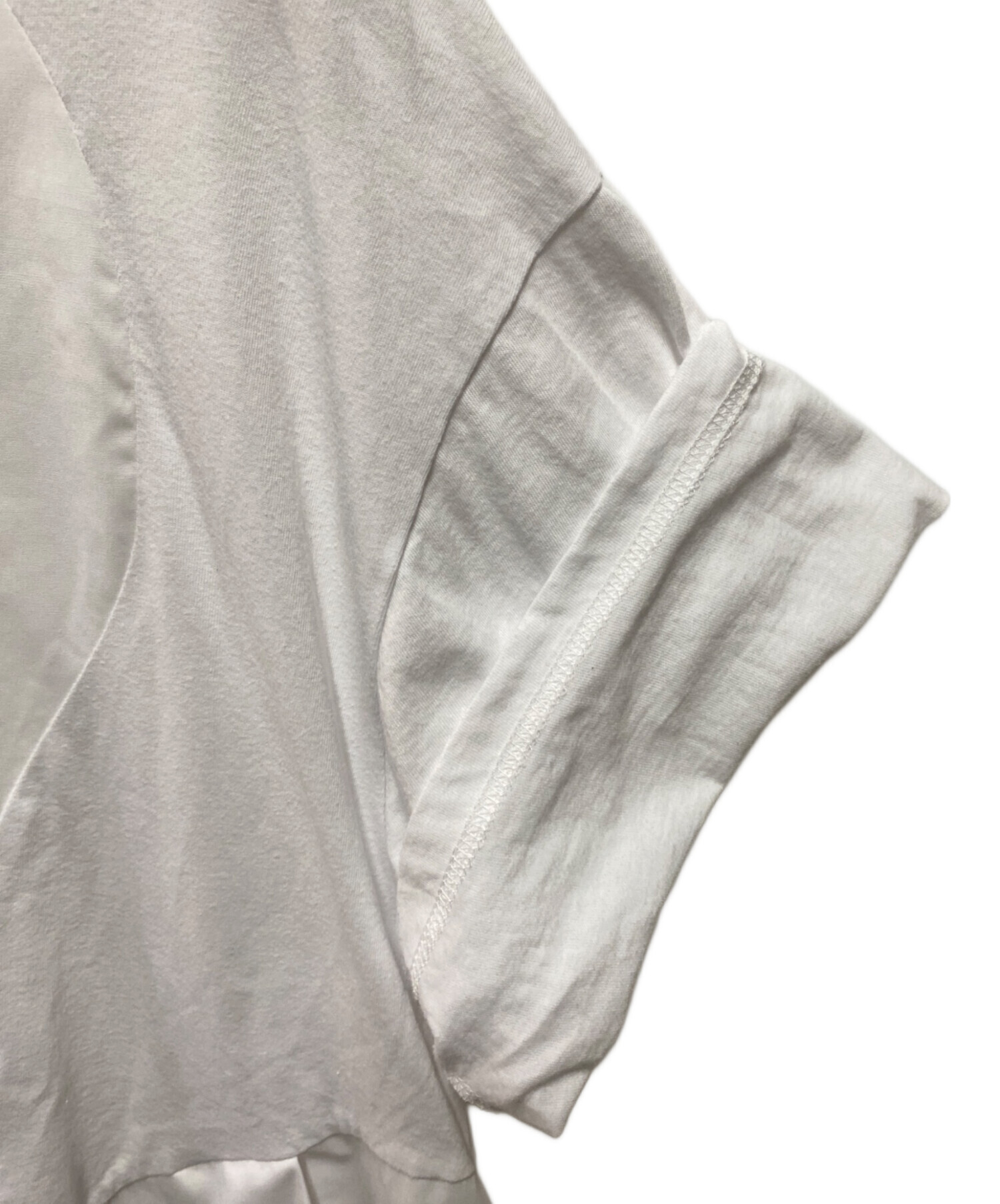 中古・古着通販】ENFOLD (エンフォルド) PETAL-HEM T-SHIRT ホワイト