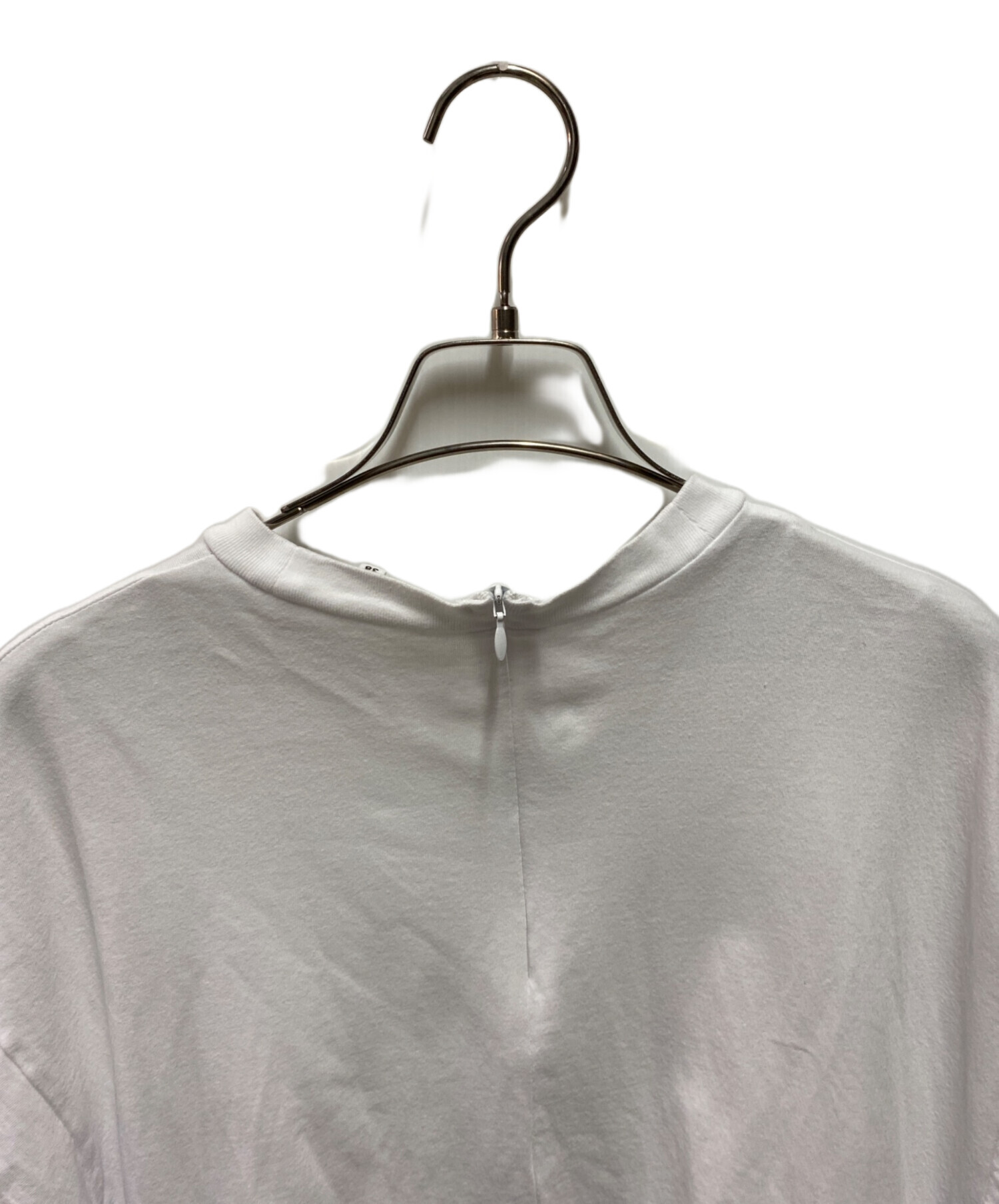 中古・古着通販】ENFOLD (エンフォルド) PETAL-HEM T-SHIRT ホワイト