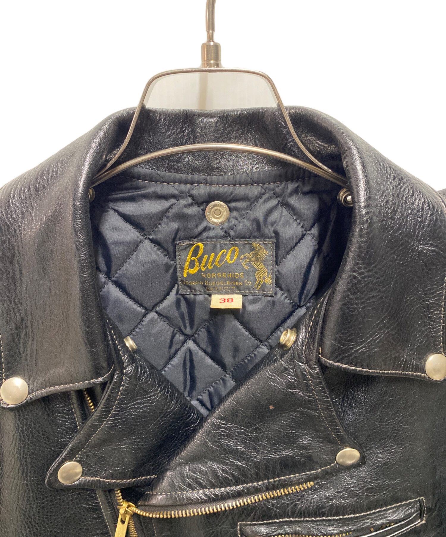 中古・古着通販】Buco (ブコ) J-24 ダブルライダースジャケット 
