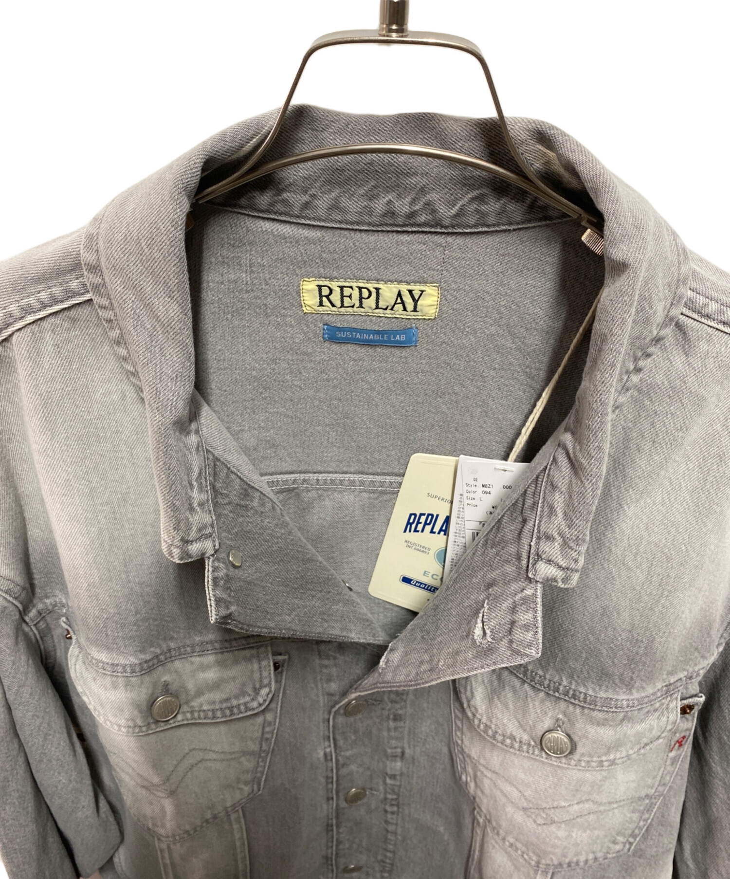 中古・古着通販】REPLAY (リプレイ) 9Z1 ECOPLUS ライトデニムグレー