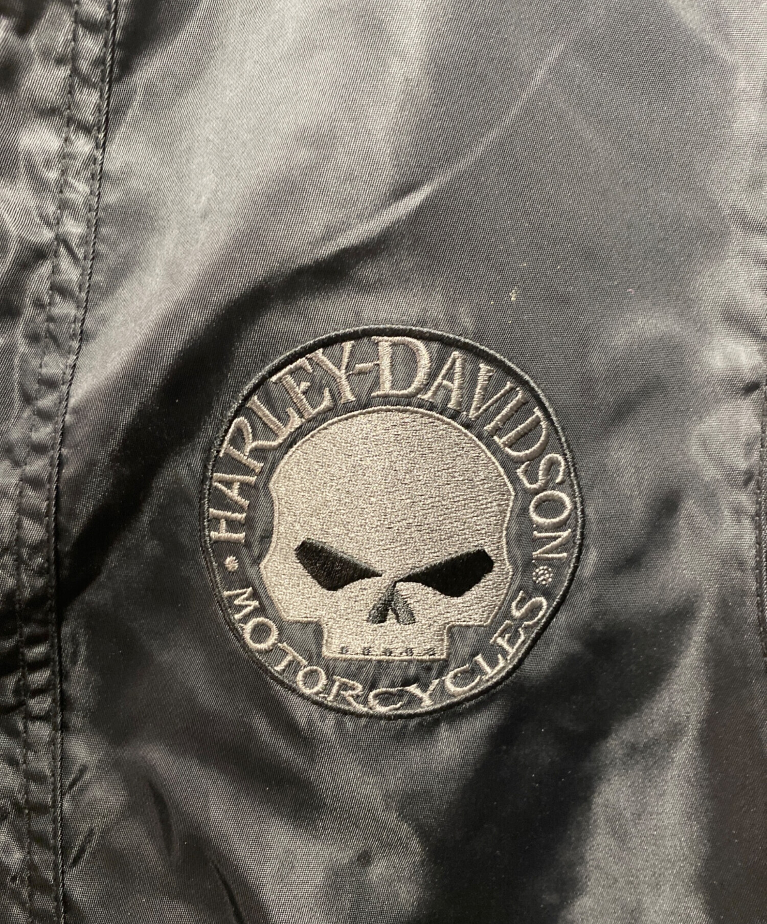 スカルナイロンジャケット　ハーレーダビットソン 中古・古着通販】HARLEY-DAVIDSON (ハーレーダビッドソン) スカル