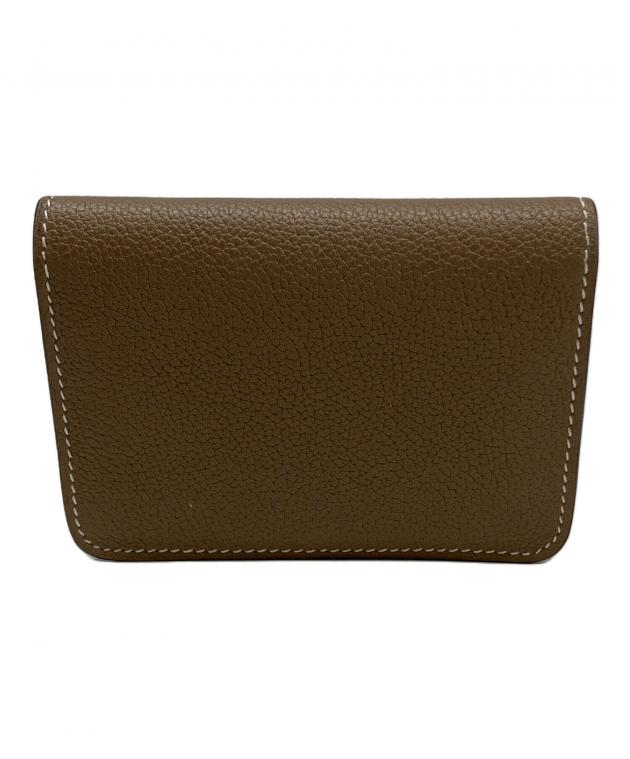 中古・古着通販】HERMES (エルメス) カードケース ベージュ｜ブランド