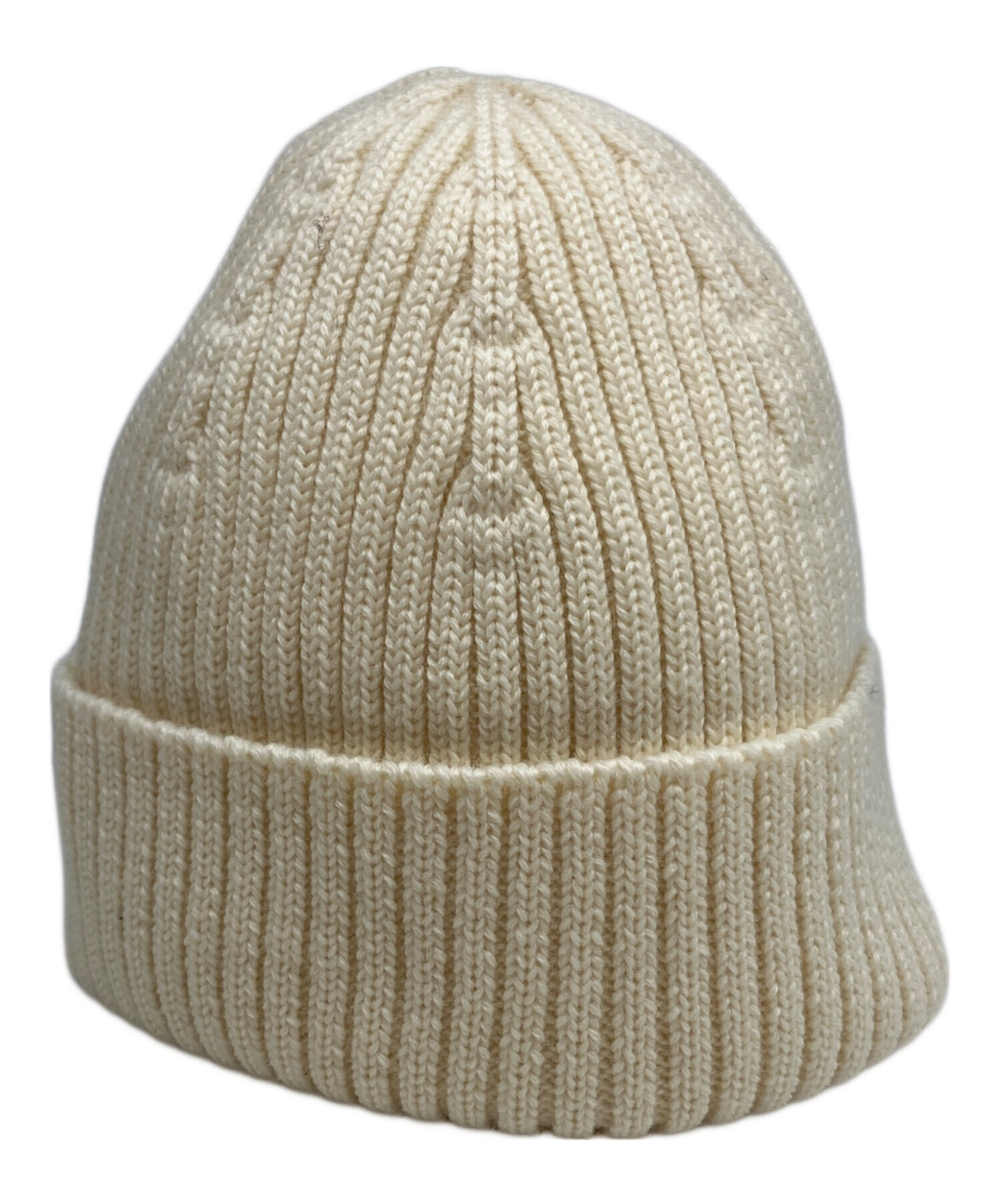 MAISON KITSUNÉ ベージュ ニット帽 中古・古着通販】maison kitsune (メゾンキツネ) ニットキャップ