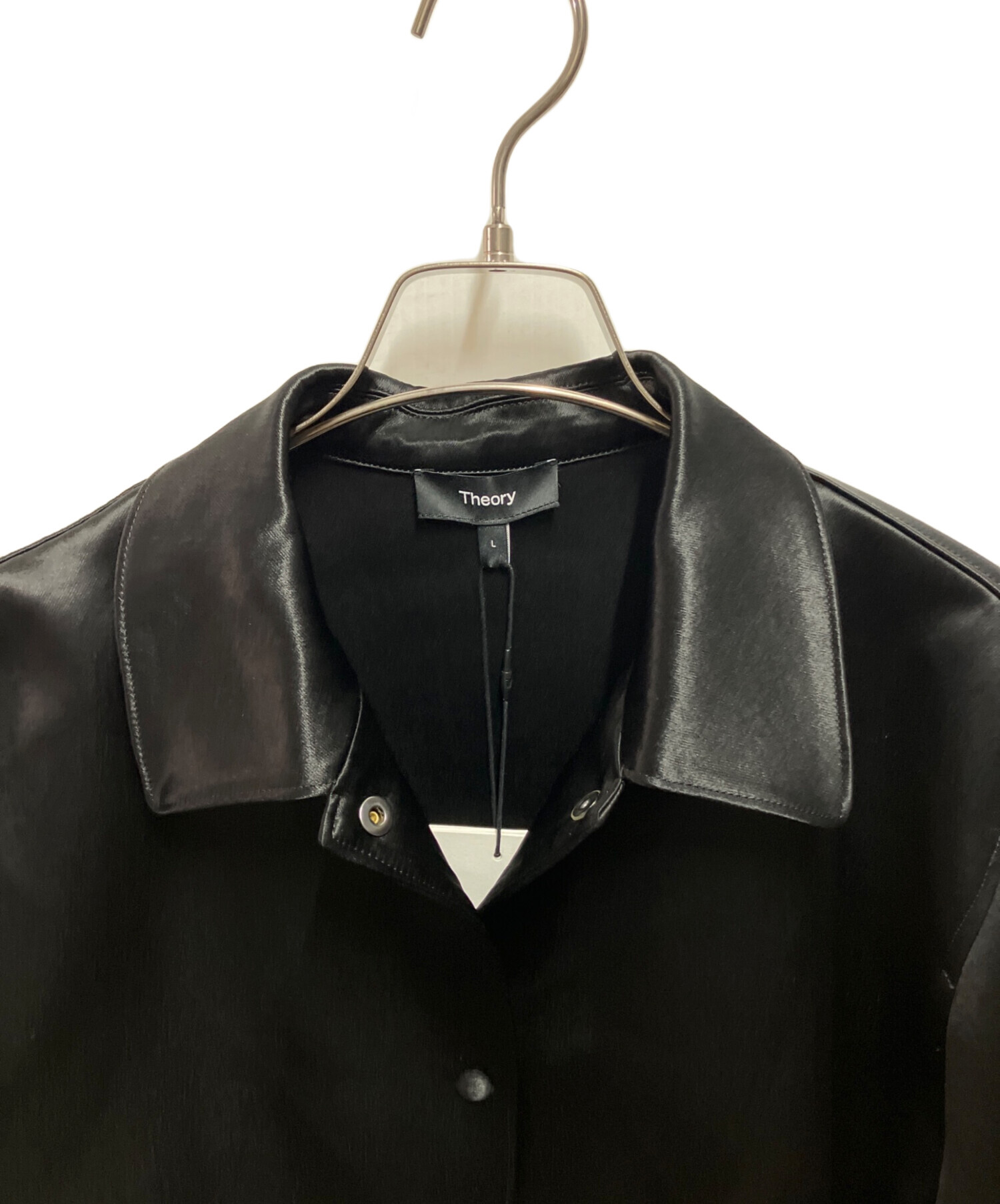 中古・古着通販】theory (セオリー) Bonded Satin Coaches JKT