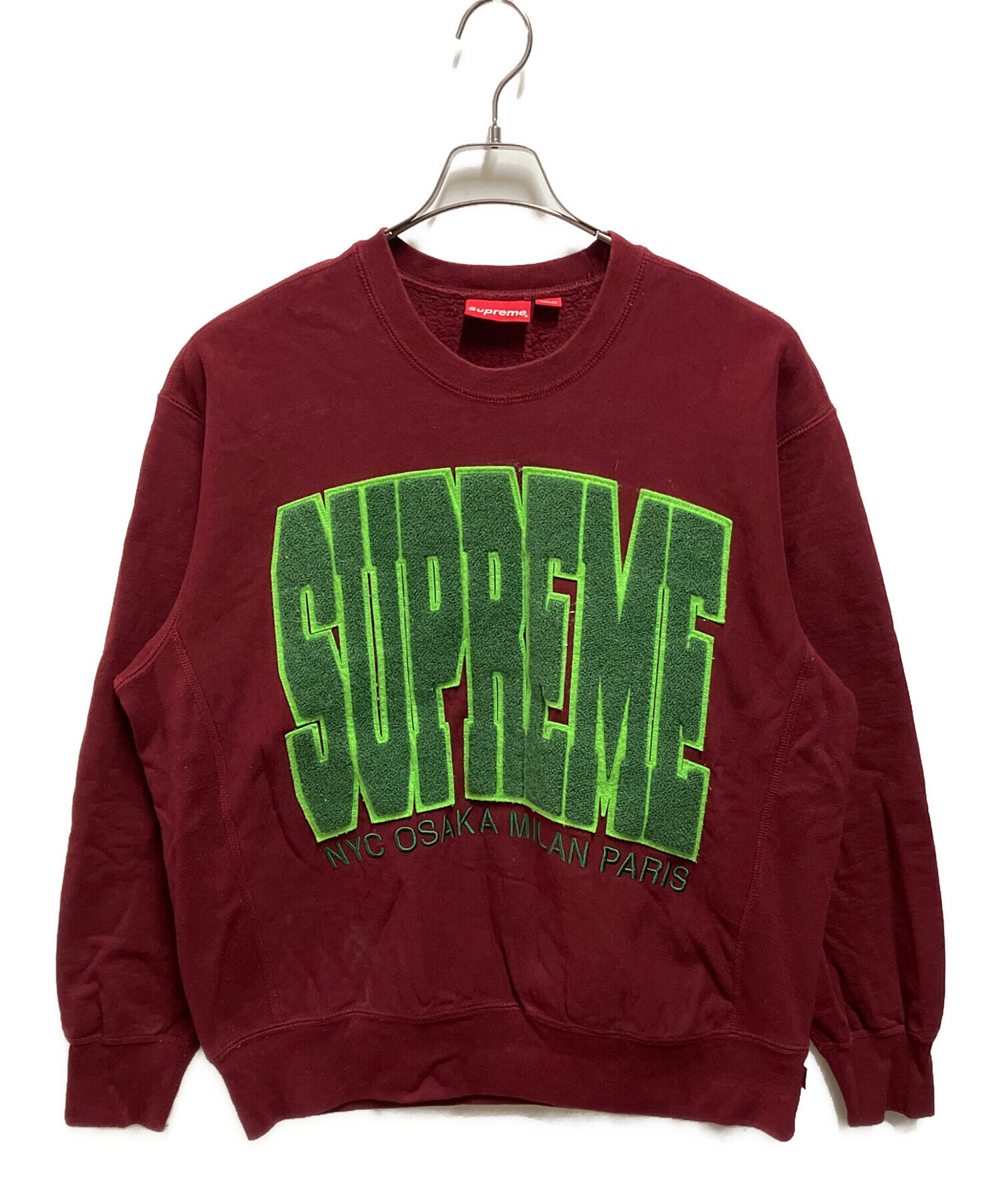 supreme シュプリーム トレーナー Cities Arc Crewneck 中古・古着通販】SUPREME (シュプリーム) Cities Arc Crewneck レッド