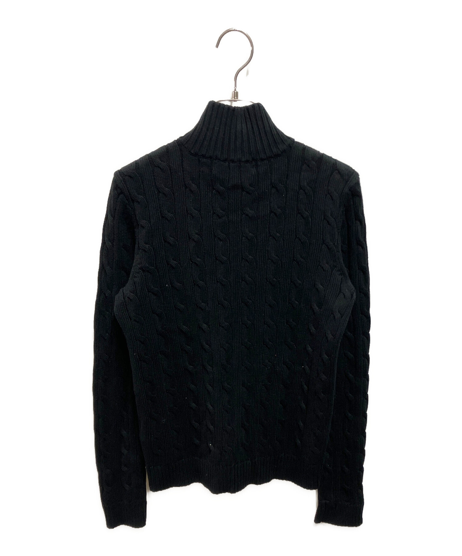 【新品・未着用】ローレンラルフローレン ジャージ　ドレス サイズ6 黒 ブラック 中古・古着通販】LAUREN RALPH LAUREN (ローレン ラルフ ローレン