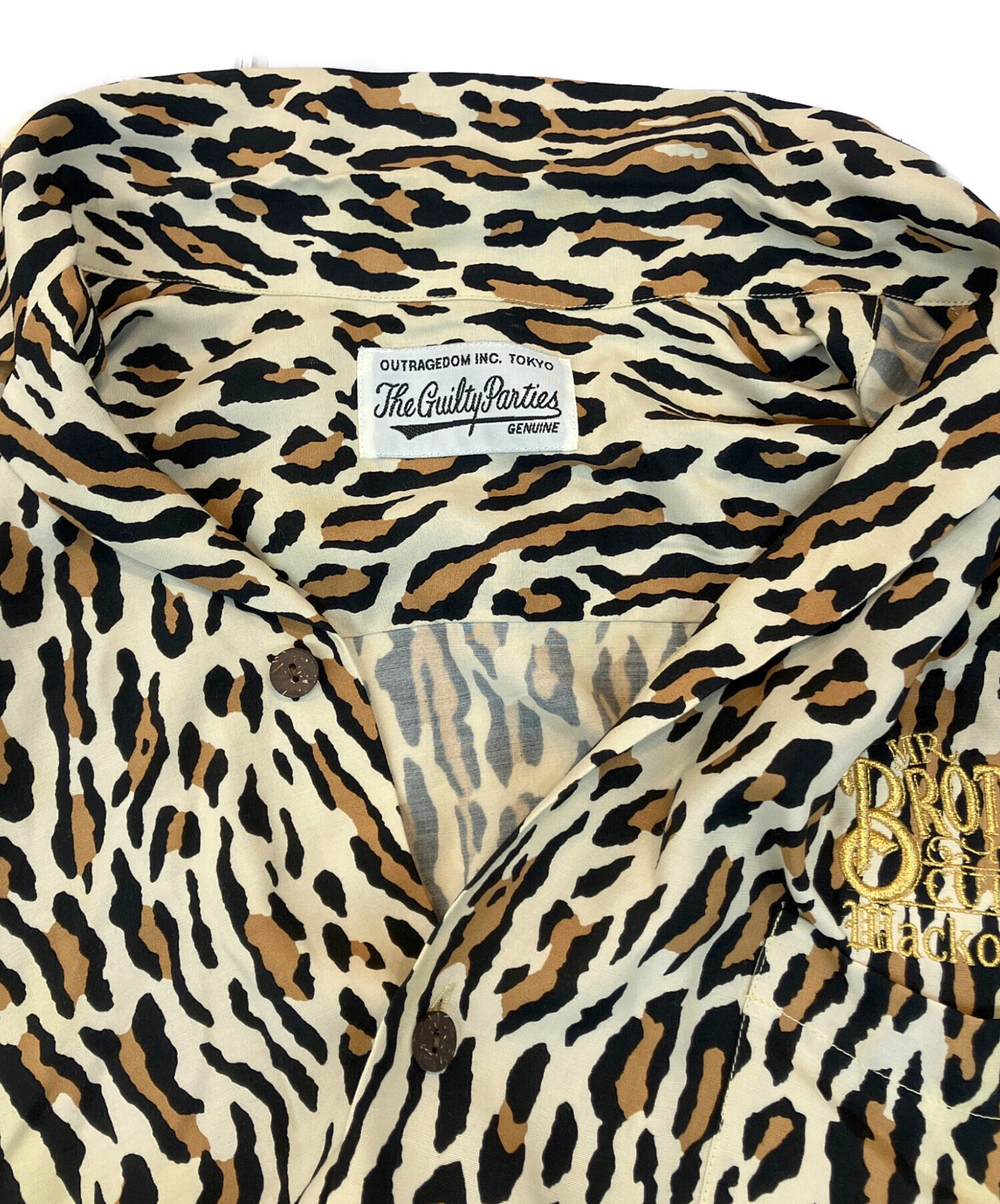 WACKO MARIA×Mr.Brothers レオパード アロハシャツ 中古・古着通販】WACKO MARIA (ワコマリア) MR.BROTHERS CUT CLUB