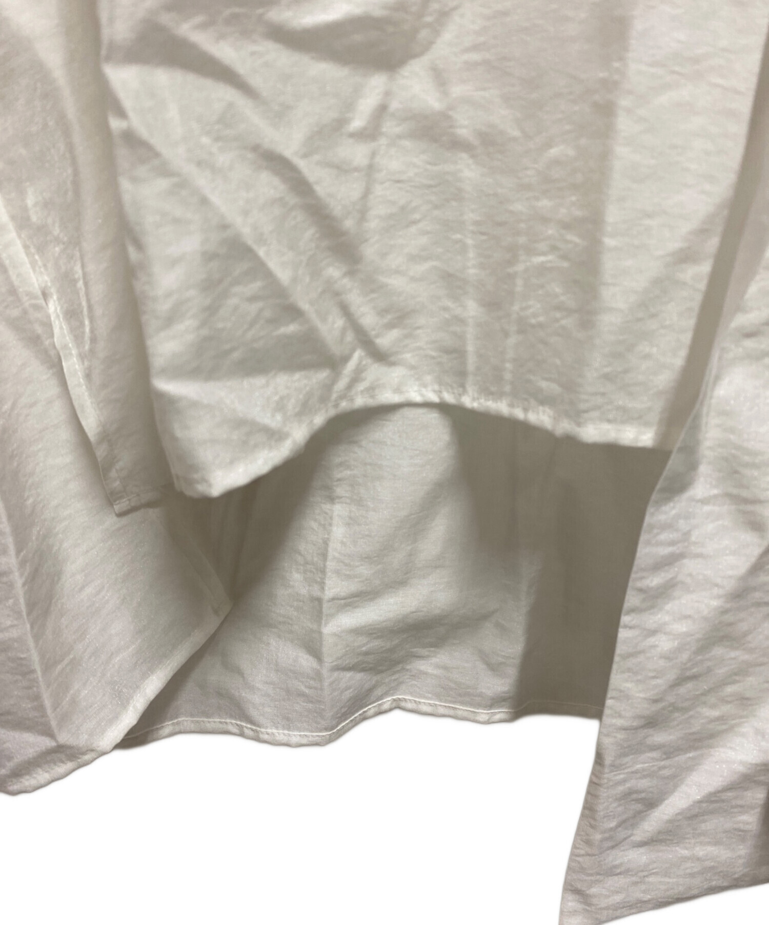 中古・古着通販】ebure (エブール) ボウタイブラウス ホワイト サイズ