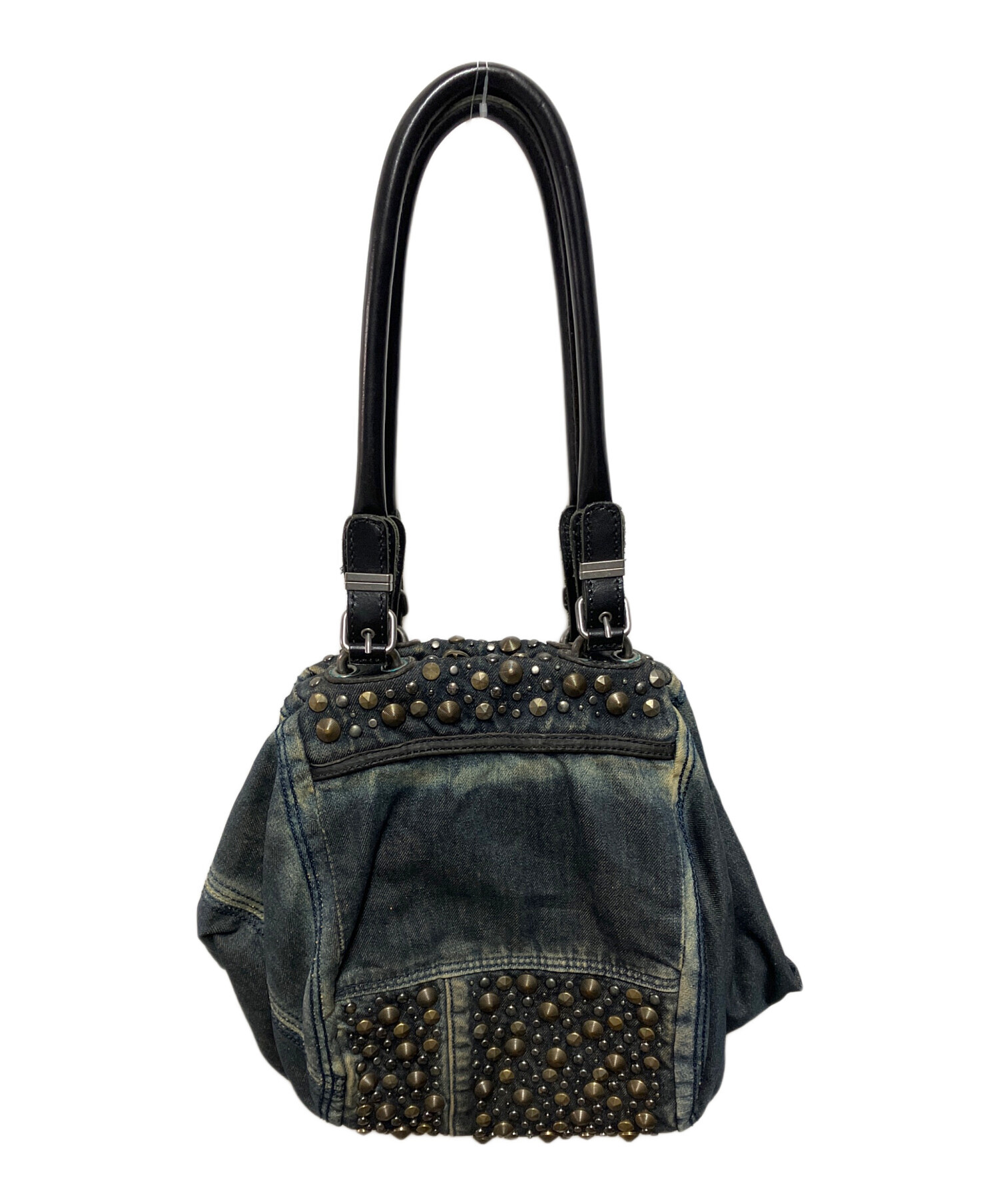 中古・古着通販】DIESEL (ディーゼル) スタッズデニムバッグ