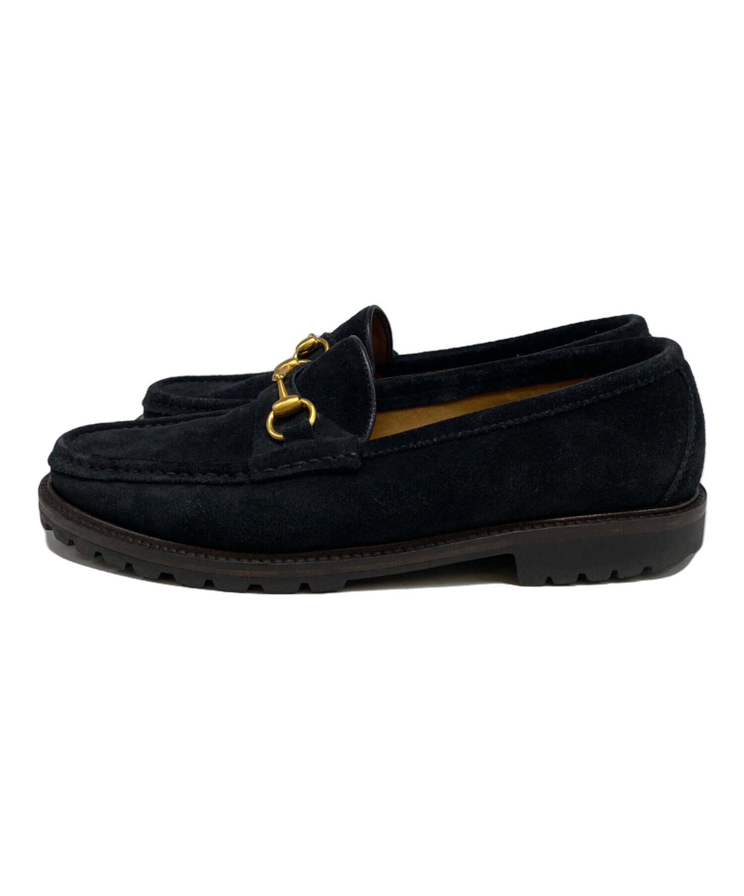 中古・古着通販】GUCCI (グッチ) ビットローファー ブラック サイズ:42