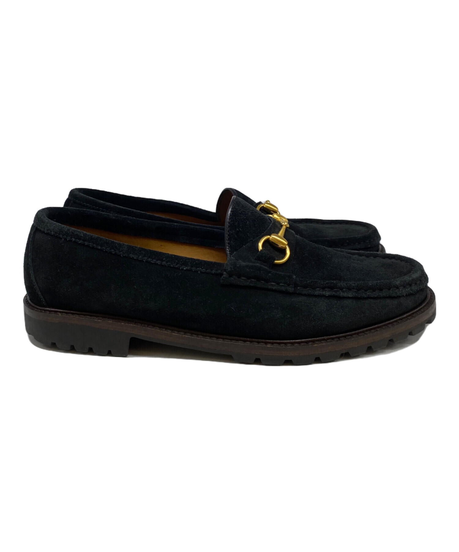 中古・古着通販】GUCCI (グッチ) ビットローファー ブラック サイズ:42