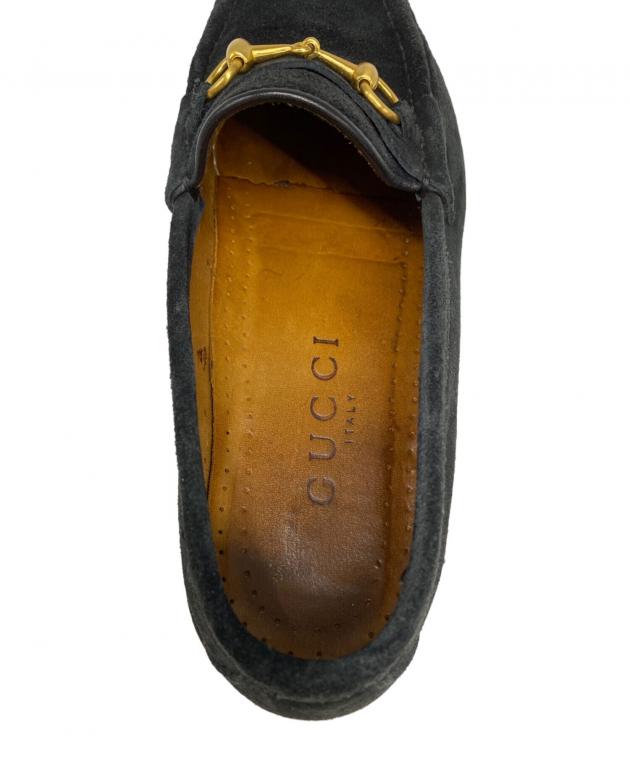 中古・古着通販】GUCCI (グッチ) ビットローファー ブラック サイズ:42