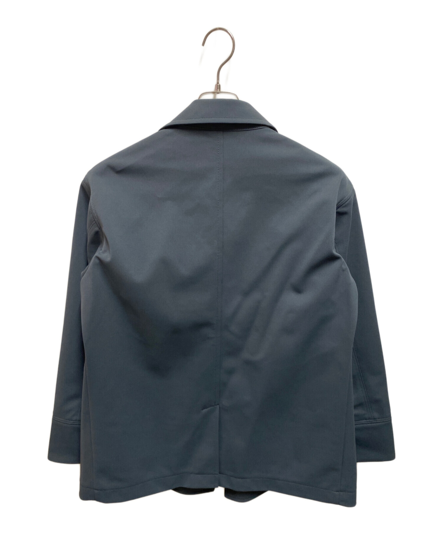 中古・古着通販】LACOSTE (ラコステ) 3レイヤー鹿の子Pコート グレー