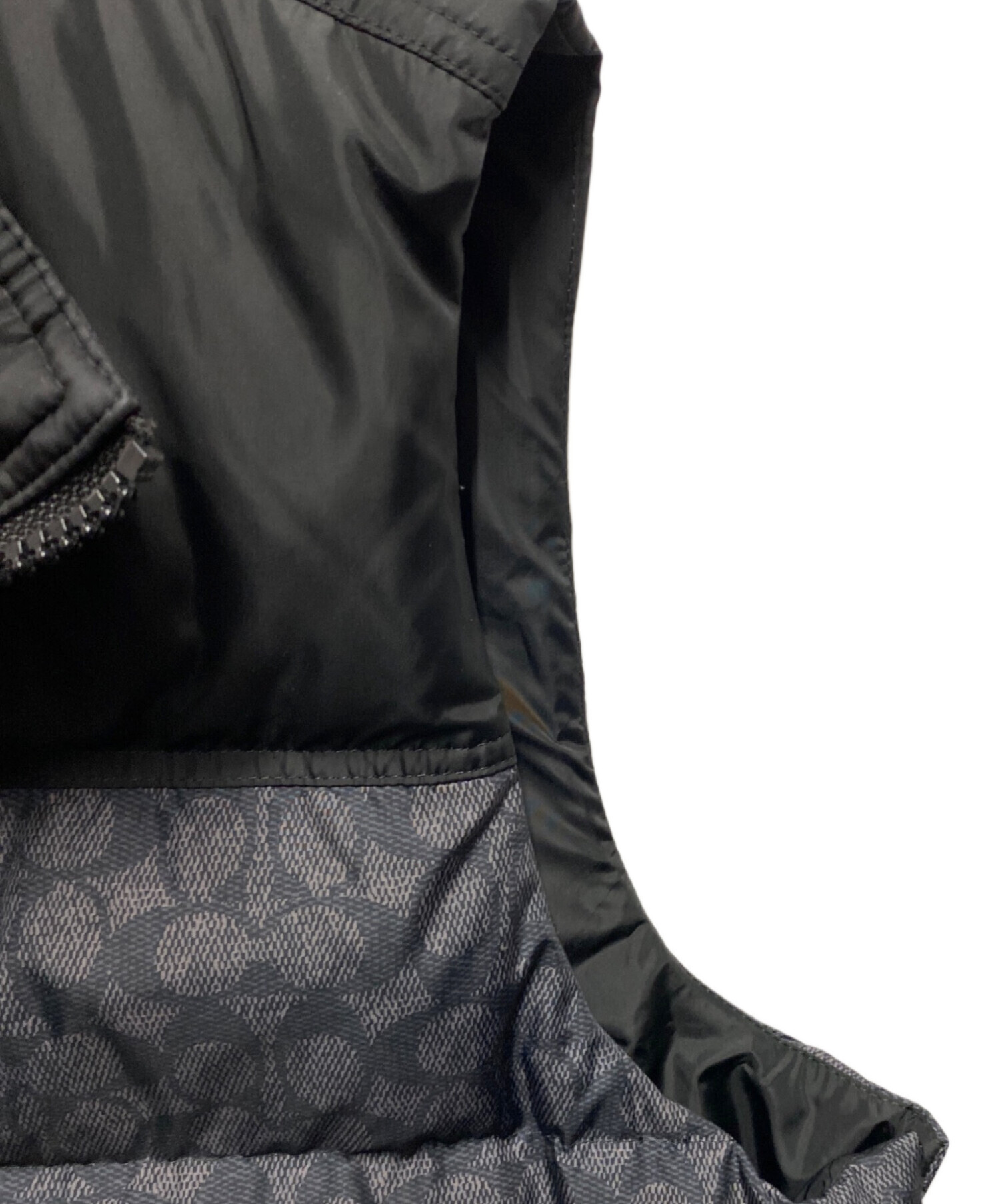 中古・古着通販】COACH (コーチ) シグネチャー ダウン ベスト ブラック