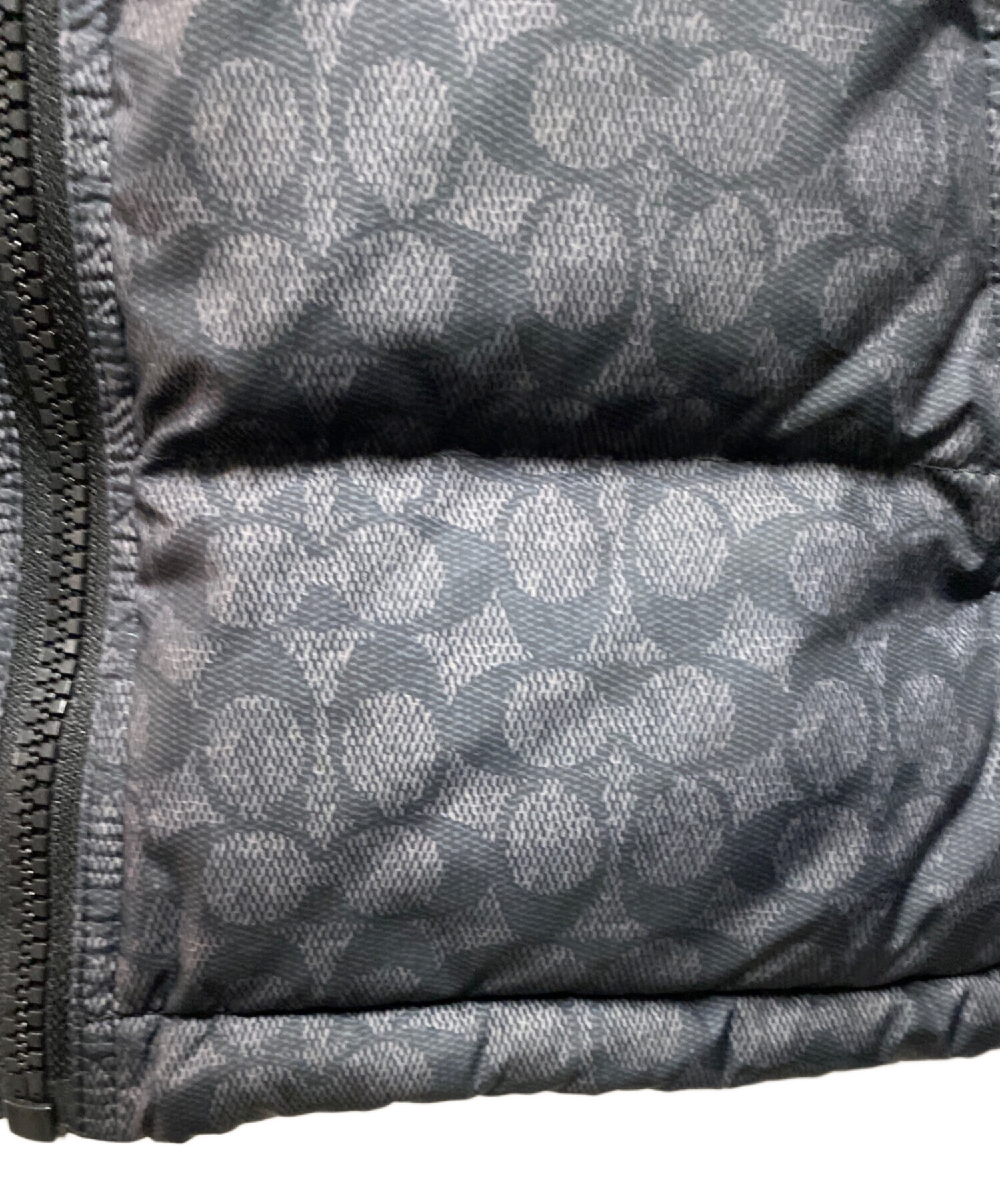 中古・古着通販】COACH (コーチ) シグネチャー ダウン ベスト ブラック