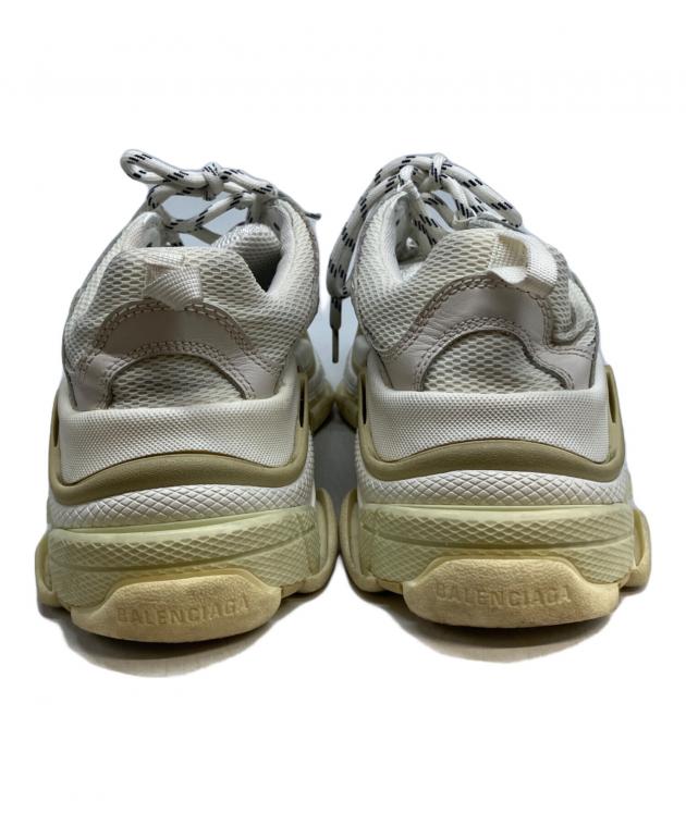 中古・古着通販】BALENCIAGA (バレンシアガ) TRIPLE S ホワイト サイズ