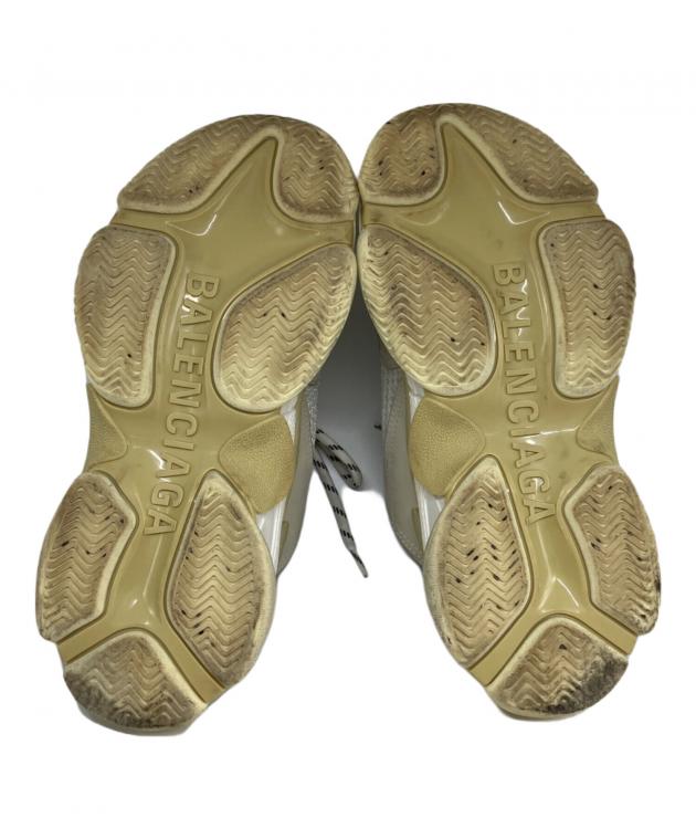 中古・古着通販】BALENCIAGA (バレンシアガ) TRIPLE S ホワイト サイズ