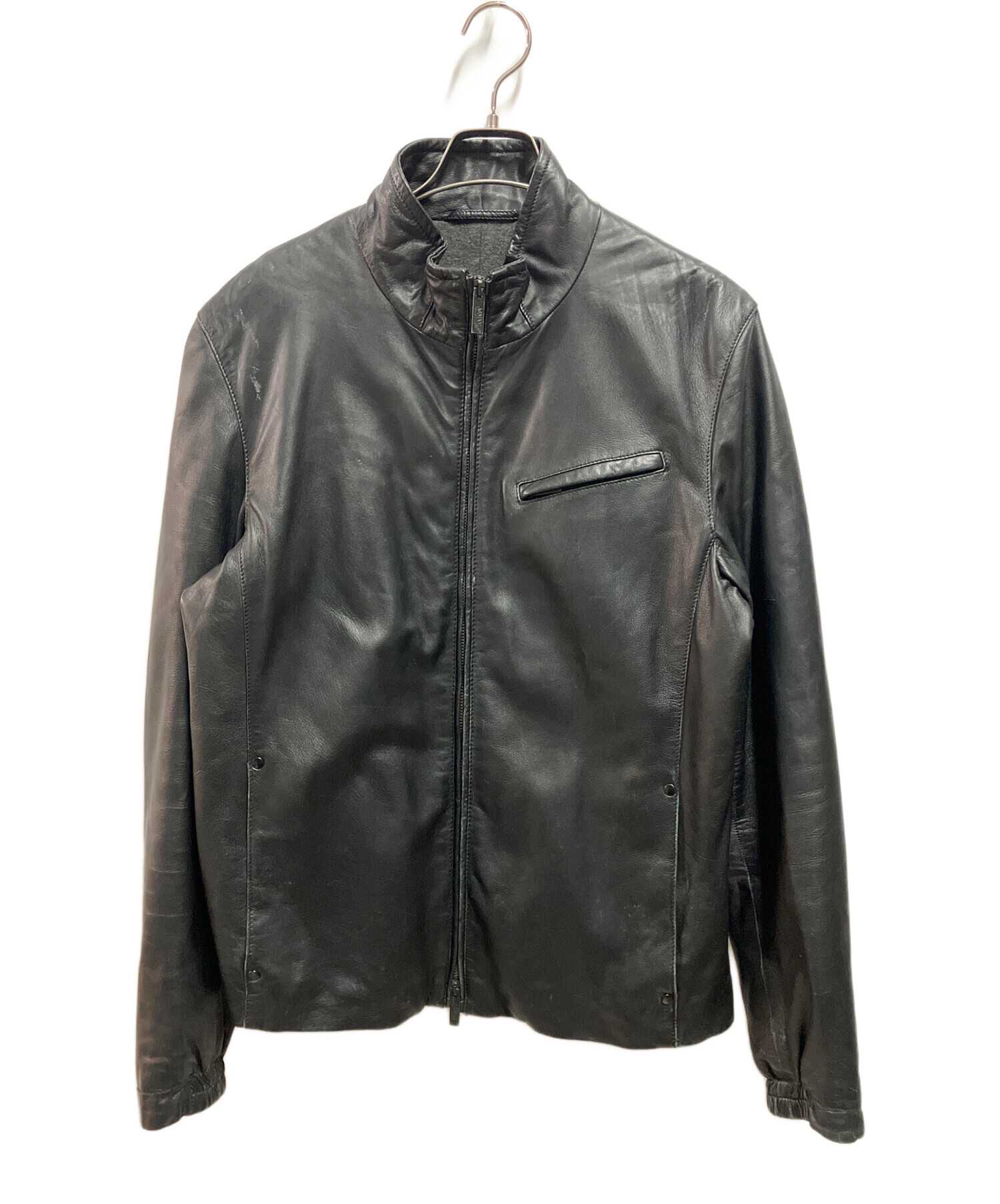 S*Y様 【訳あり】ARMANI COLLEZIONI レザージャケット 48 中古・古着通販】ARMANI COLLEZIONI (アルマーニ コレツィオーニ) 00's